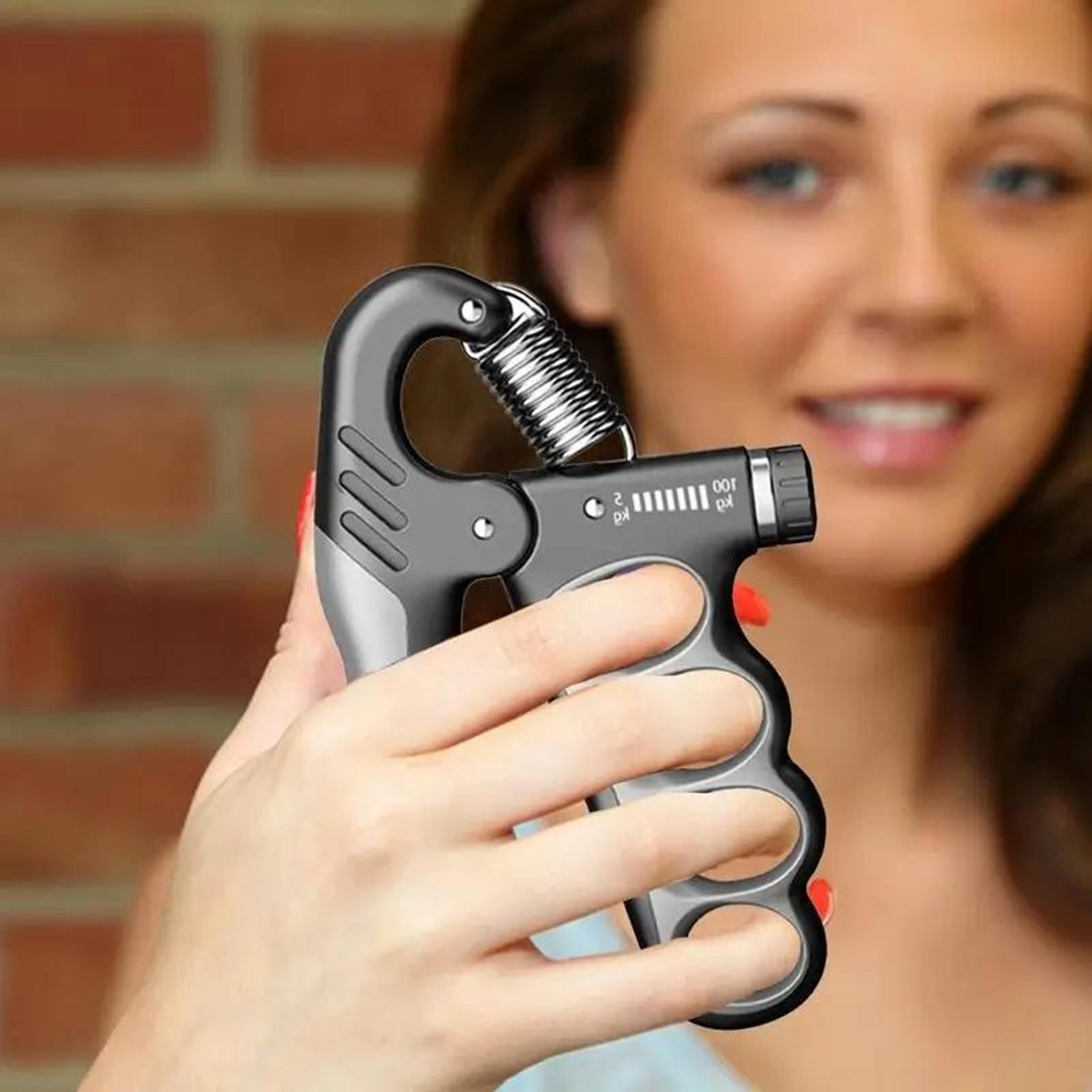 adjustable hand grip strengthener 5 to 100kg forearm trainer for strength, rehab & fitness