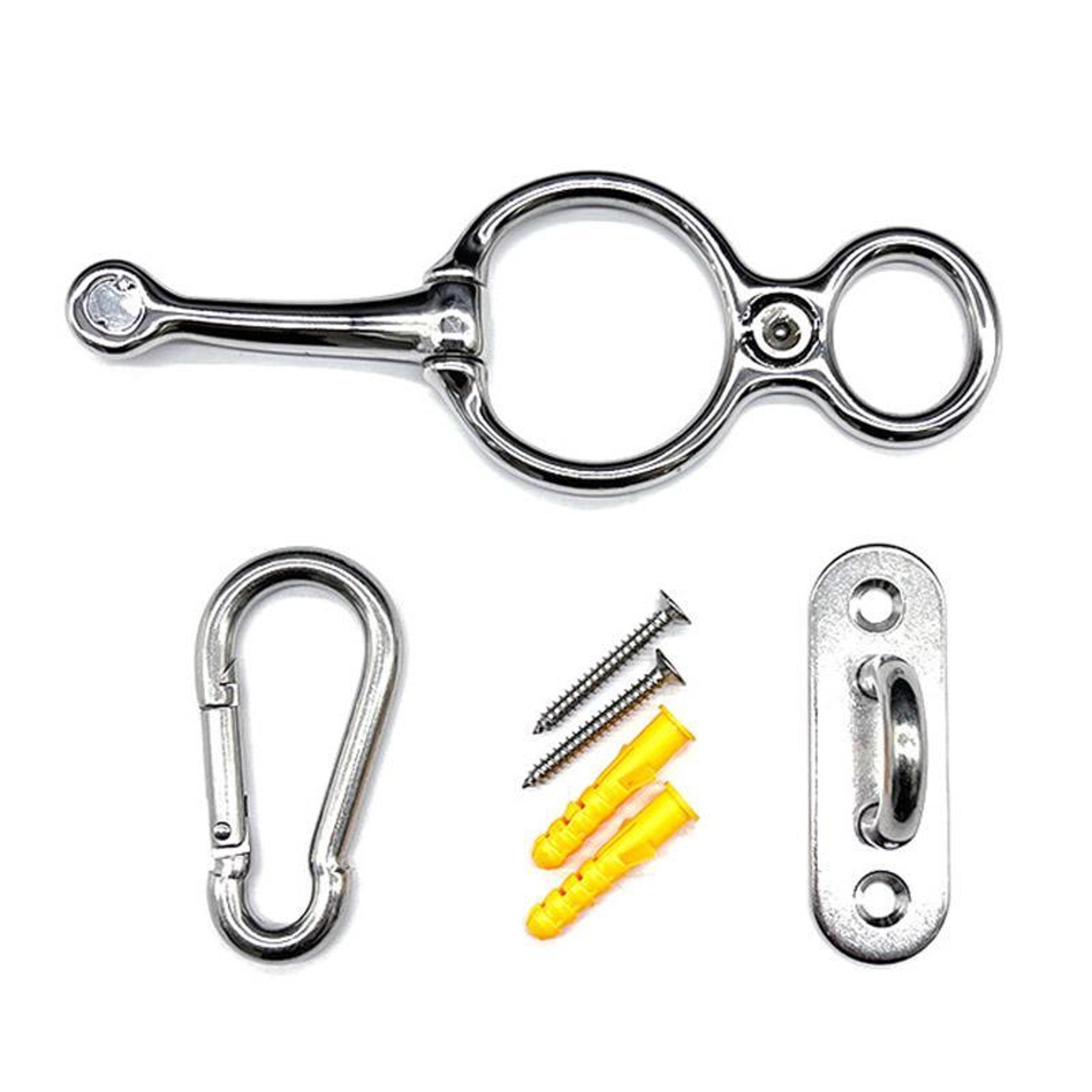 durable stainless steel horse tether clips stable rope set