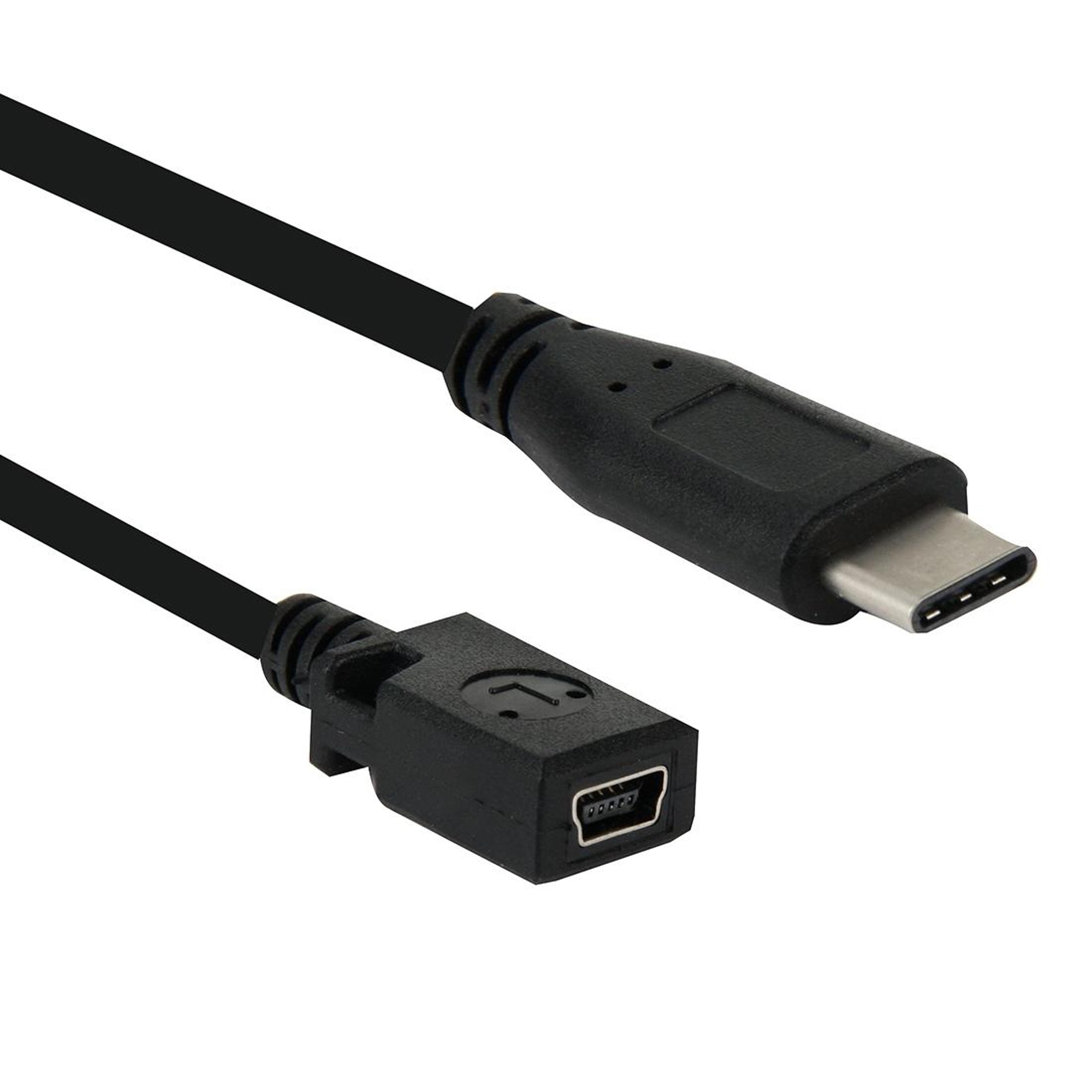 usb c to mini usb adapter cable 3.0 fast data transfer converter