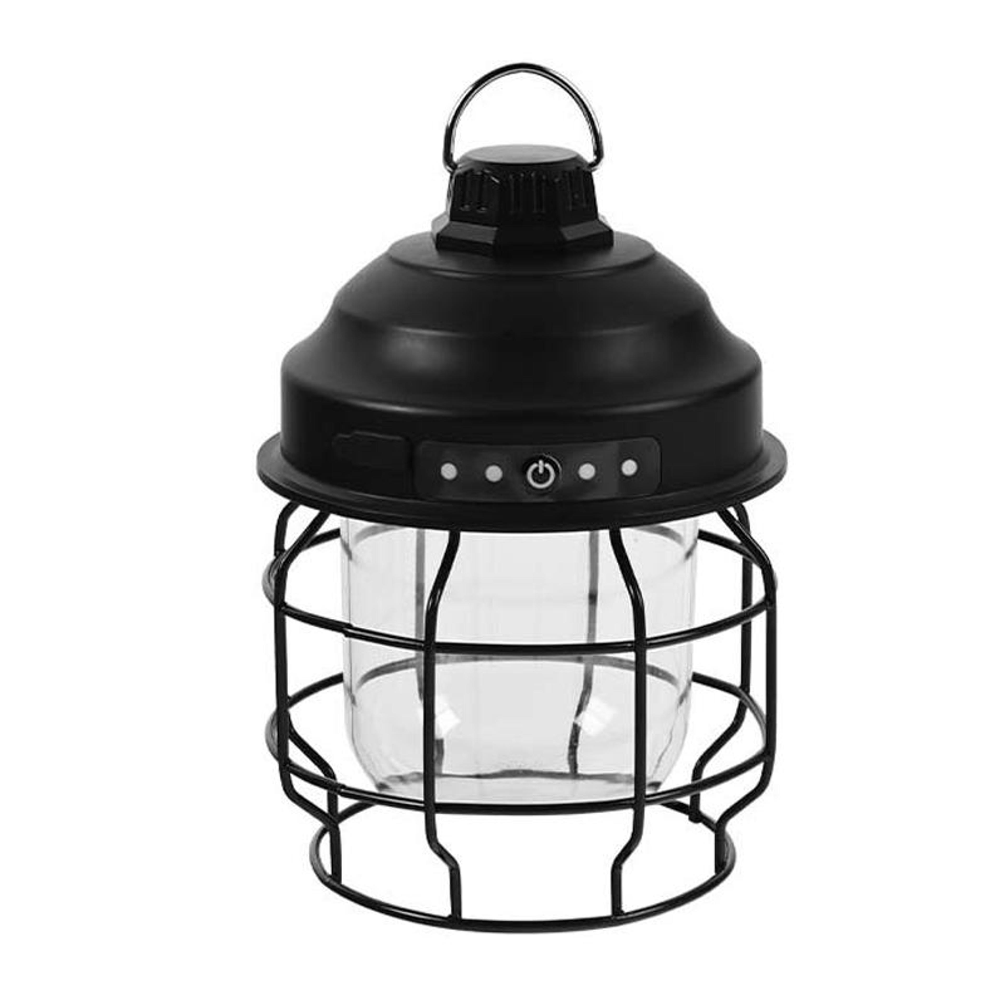 portable led camping lantern with carabiner rechargeable waterproof outdoor light