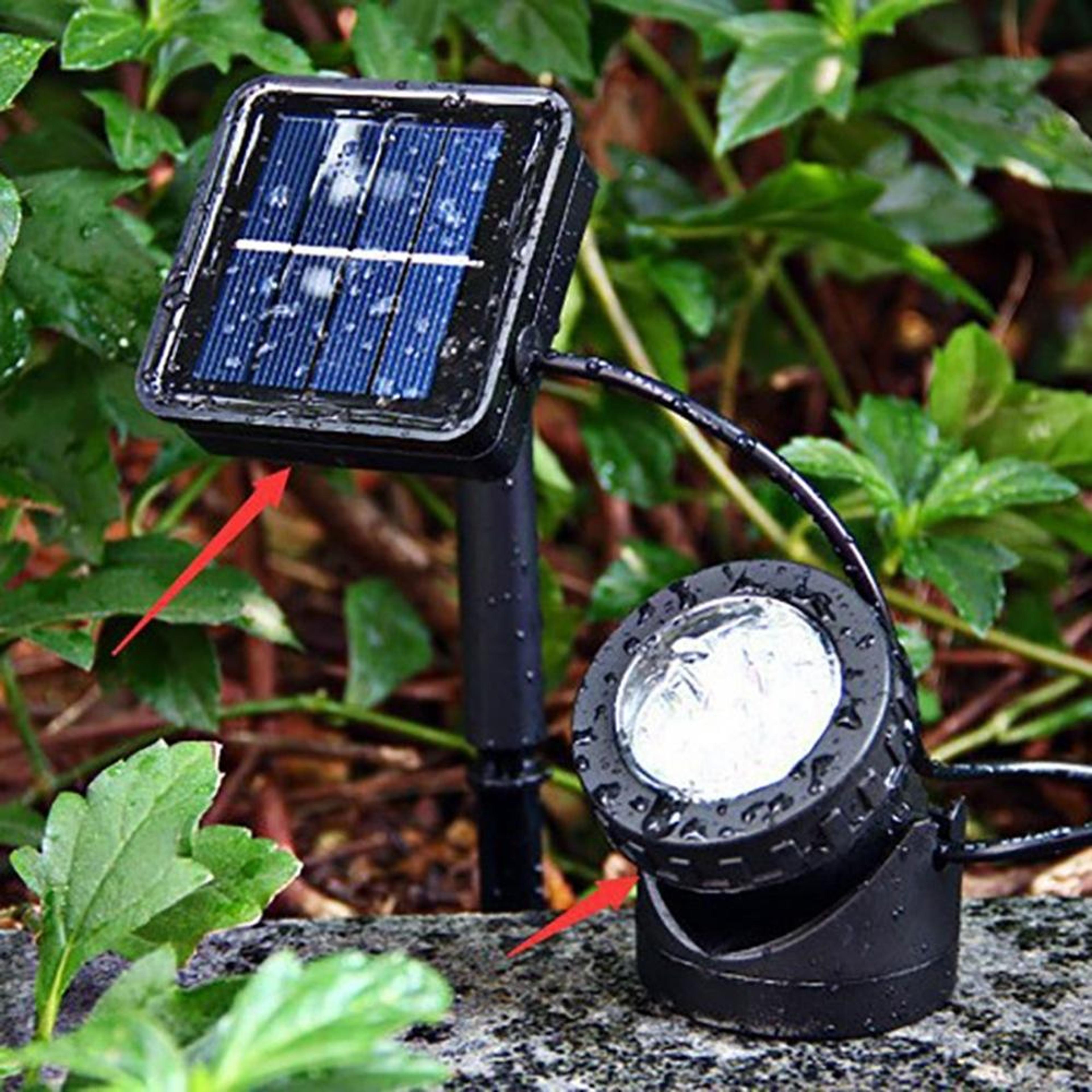solarglow ip65 pool & garden spotlight with waterproof led landscape lighting