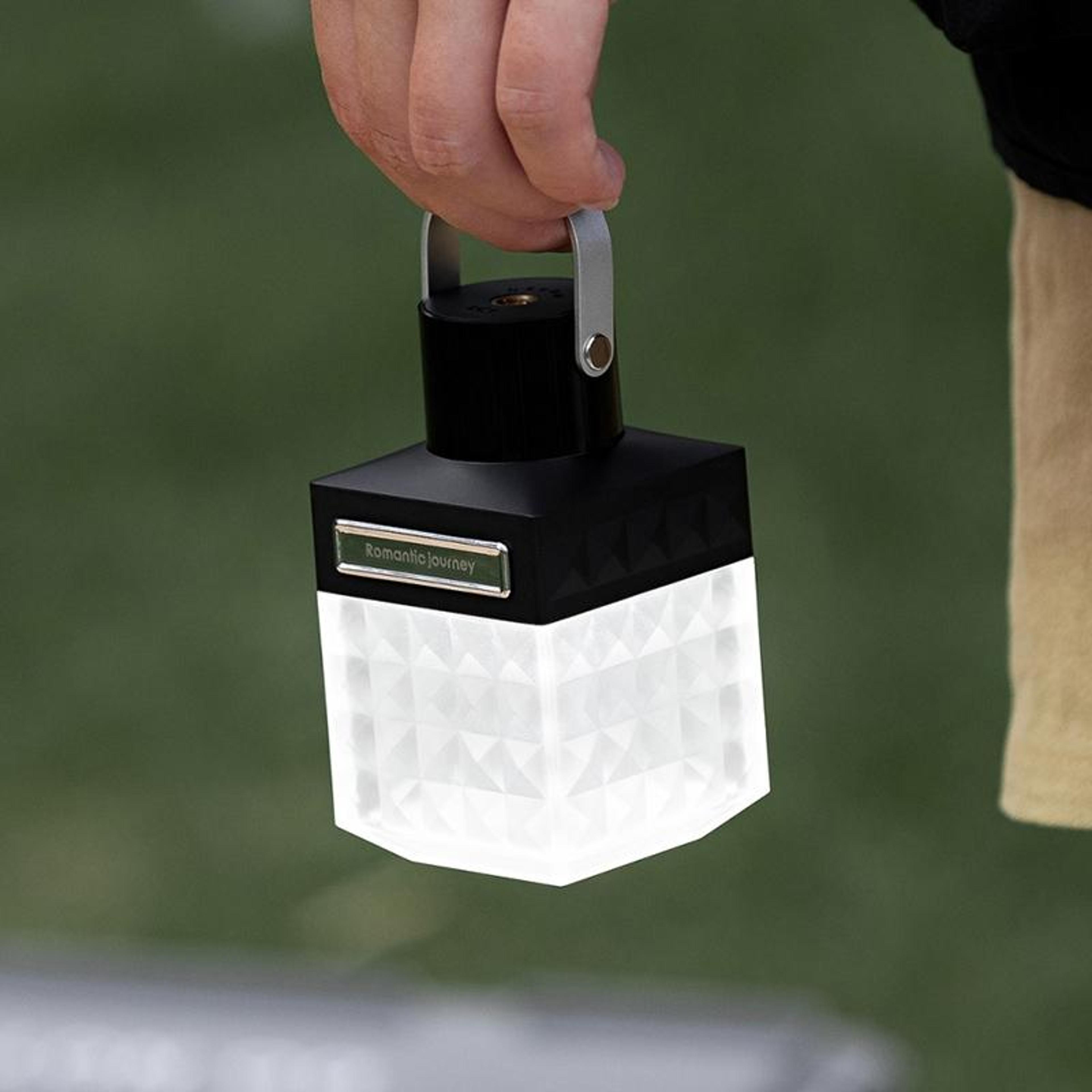 rechargeable led camping lantern with power bank & waterproof emergency light