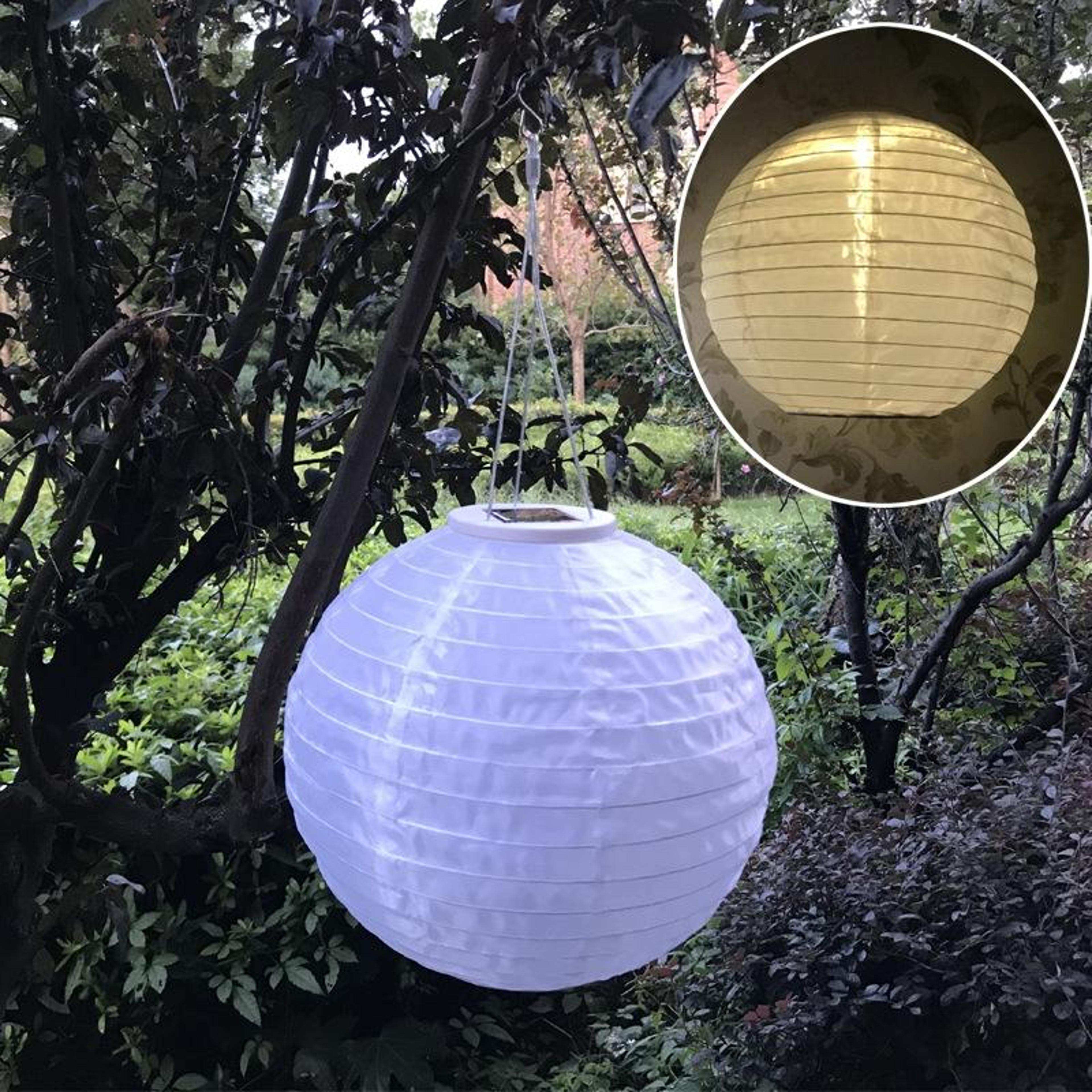 solar hanging lantern outdoor led garden light for weddings, patio decor & festival ambiance
