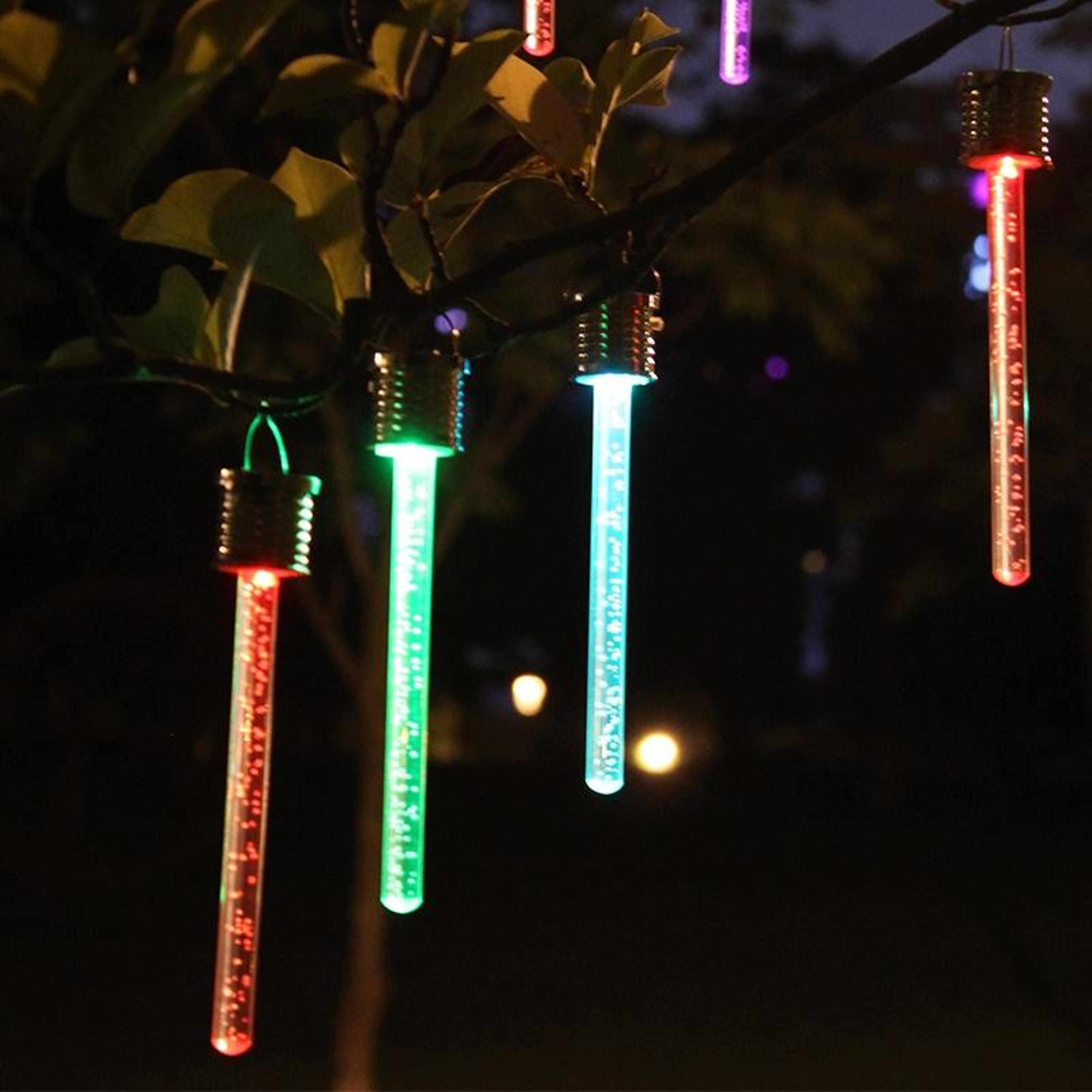 solar hanging garden lights waterproof led outdoor lantern decor