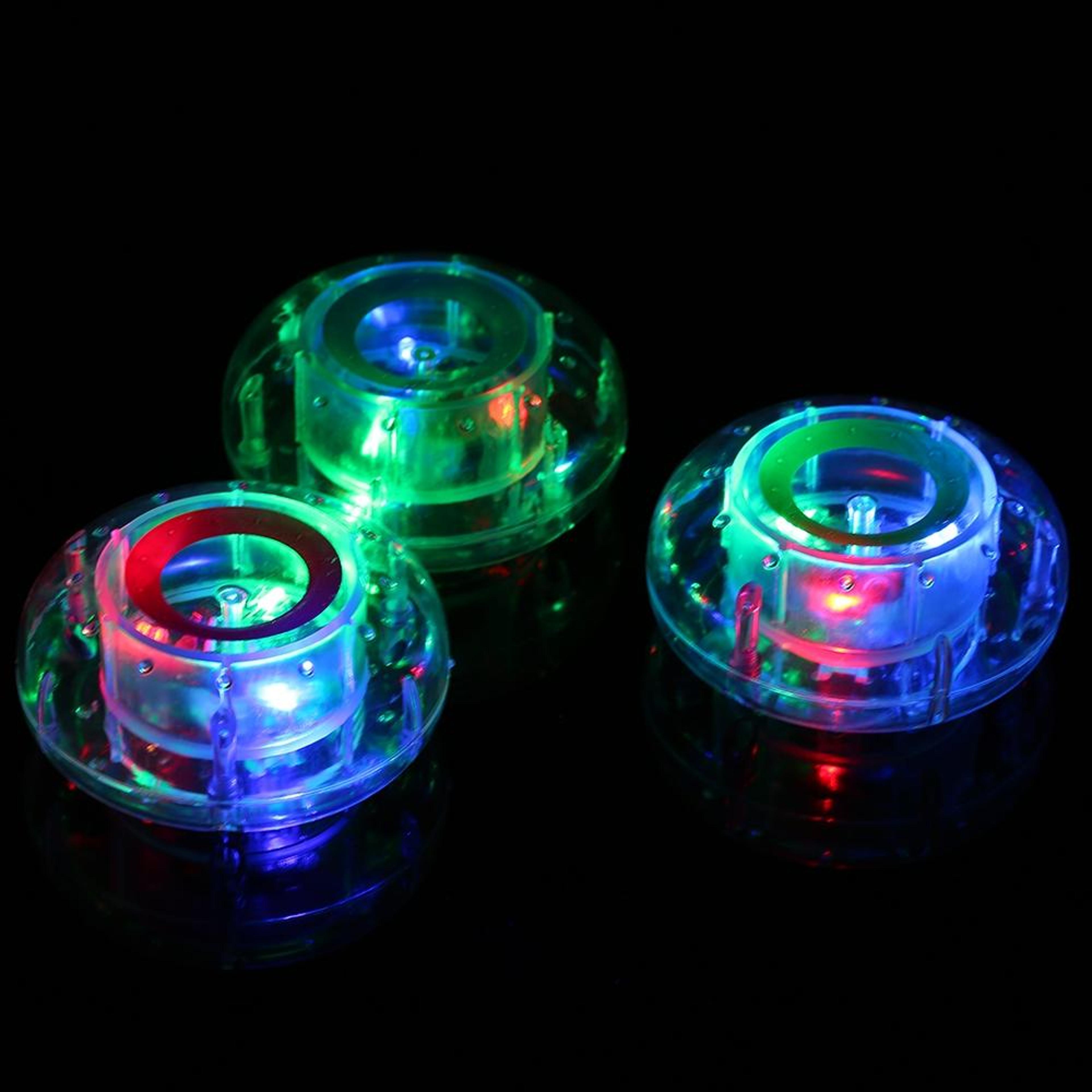 aquaglow floating pool lights waterproof led light show for pools, hot tubs & parties