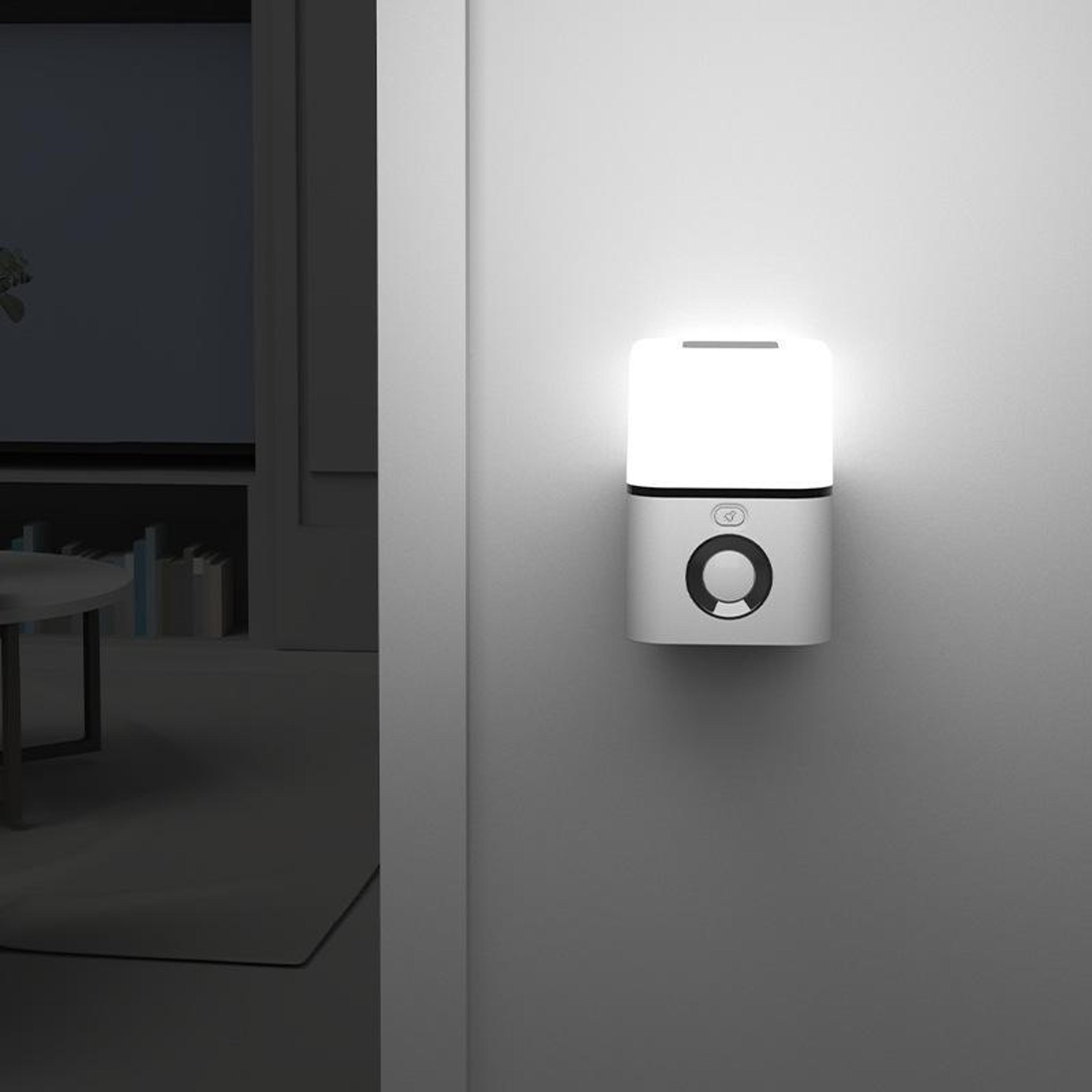 rechargeable motion sensor camping night light with hanging hook & adjustable brightness