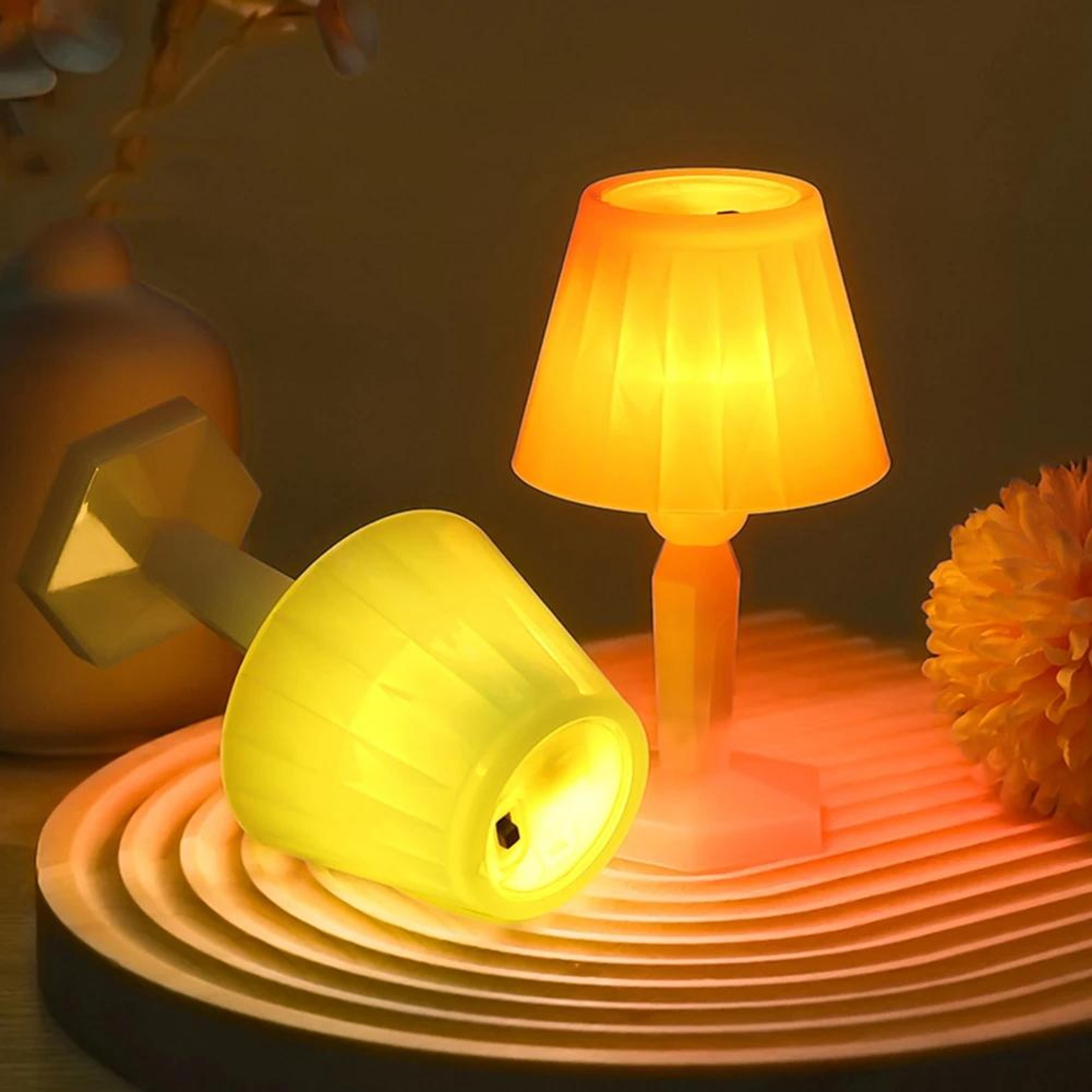 candyglow battery powered led night light table lamp mini ambient decorative lamp