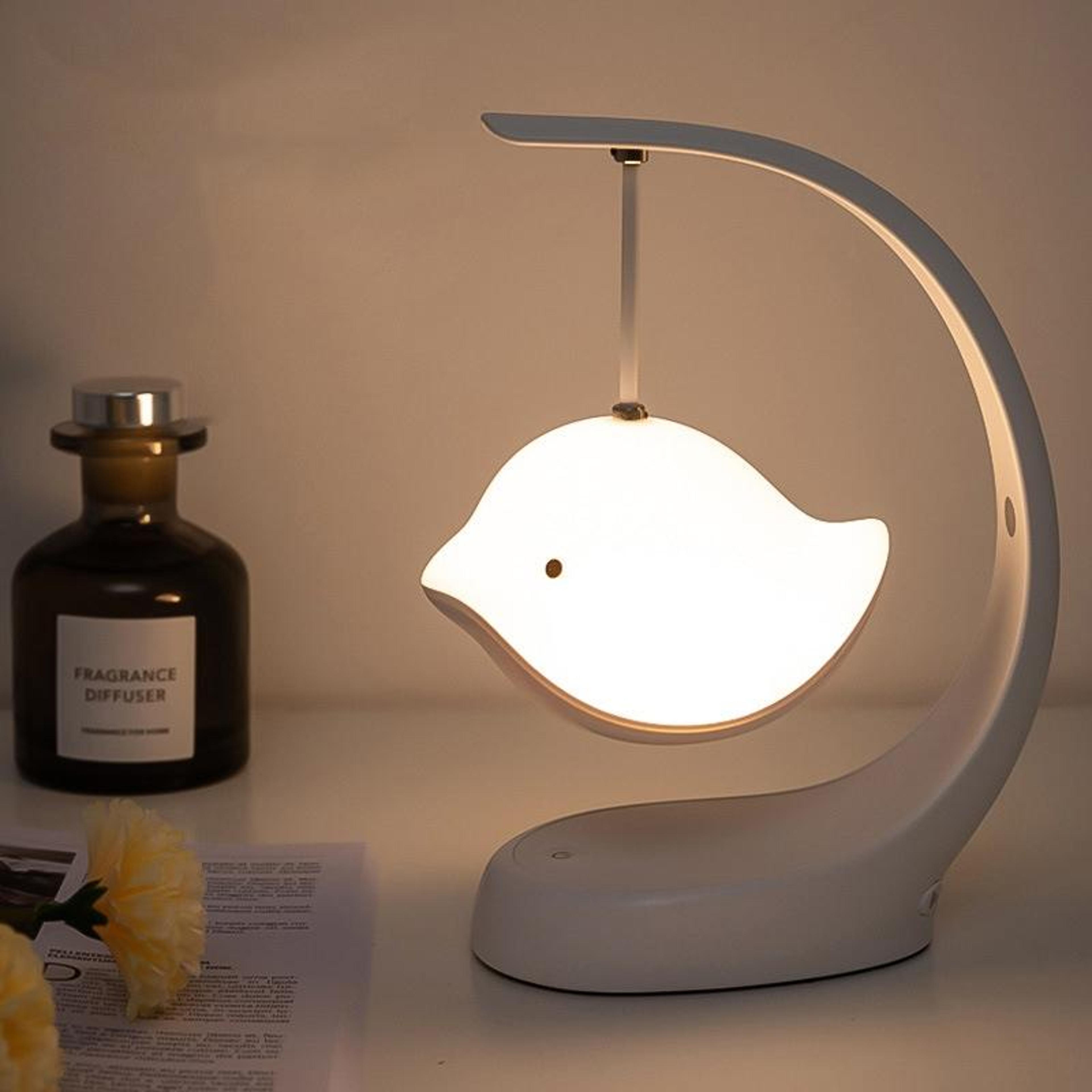 bluetooth speaker night light desk lamp with touch control & usb rechargeable battery