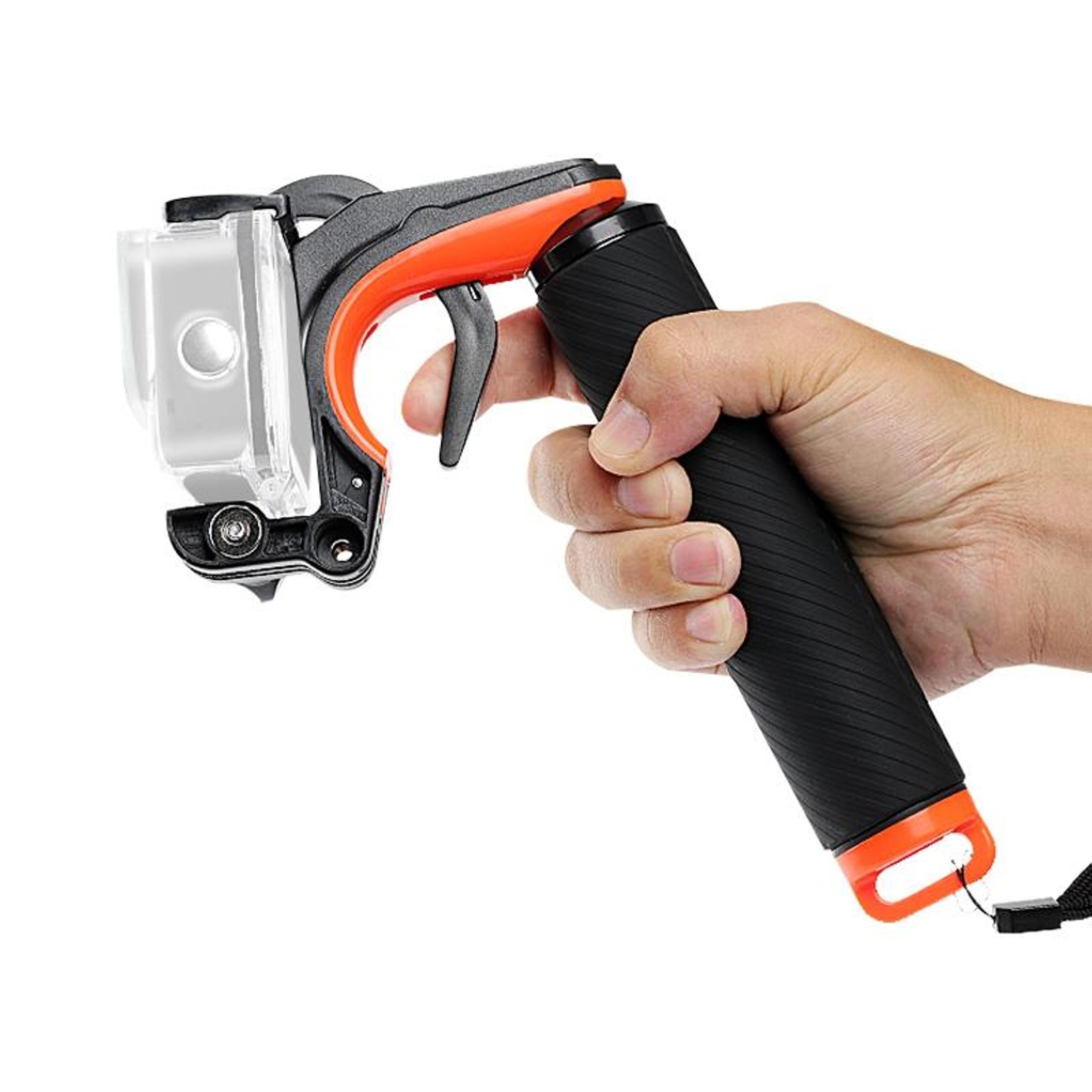 gopro hero8 floating hand grip with shutter trigger for diving and snorkeling