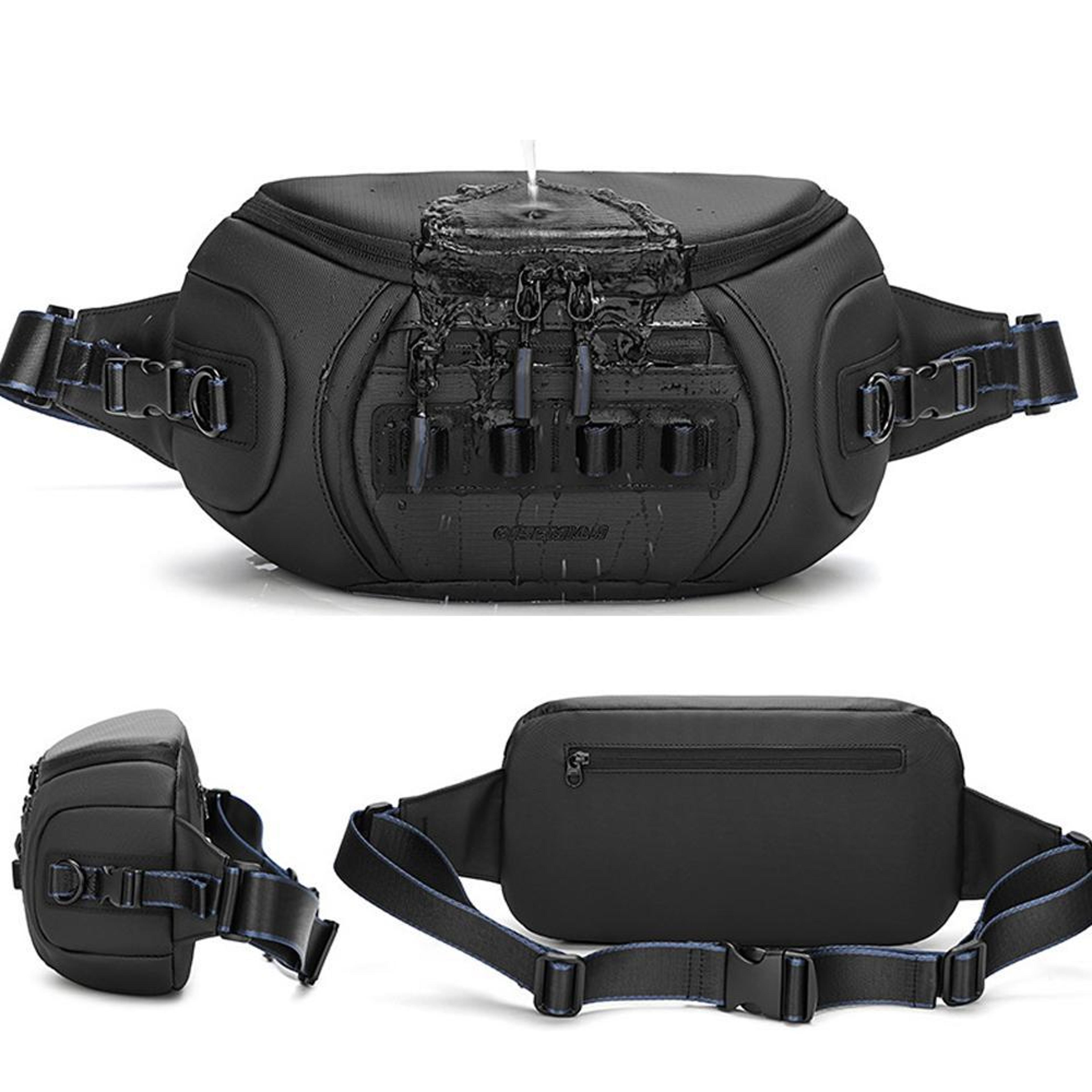 urbanflex camera sling bag for men with removable dividers & water resistant travel design