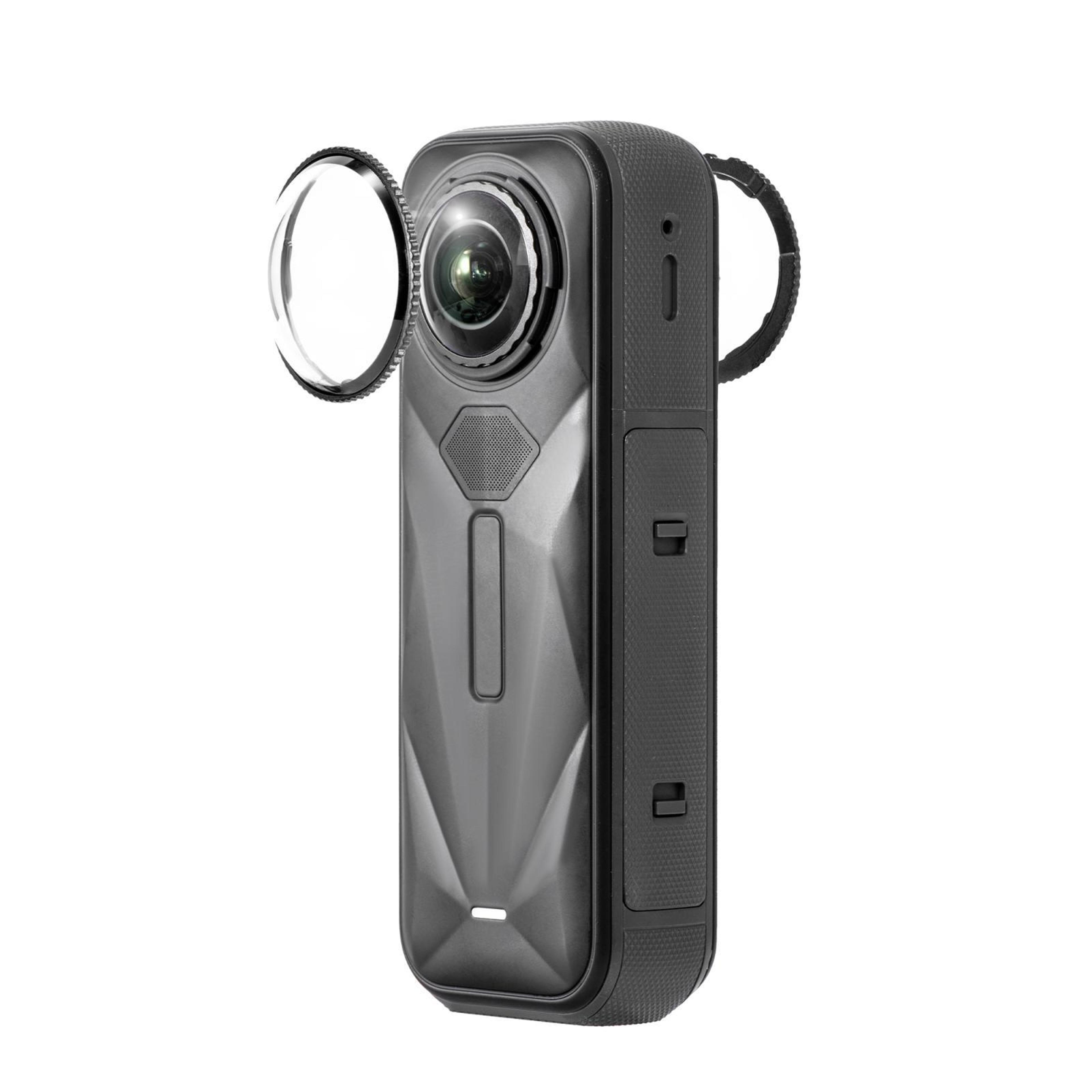 swivel lens guard for insta360 x5 hd glass camera lens protector