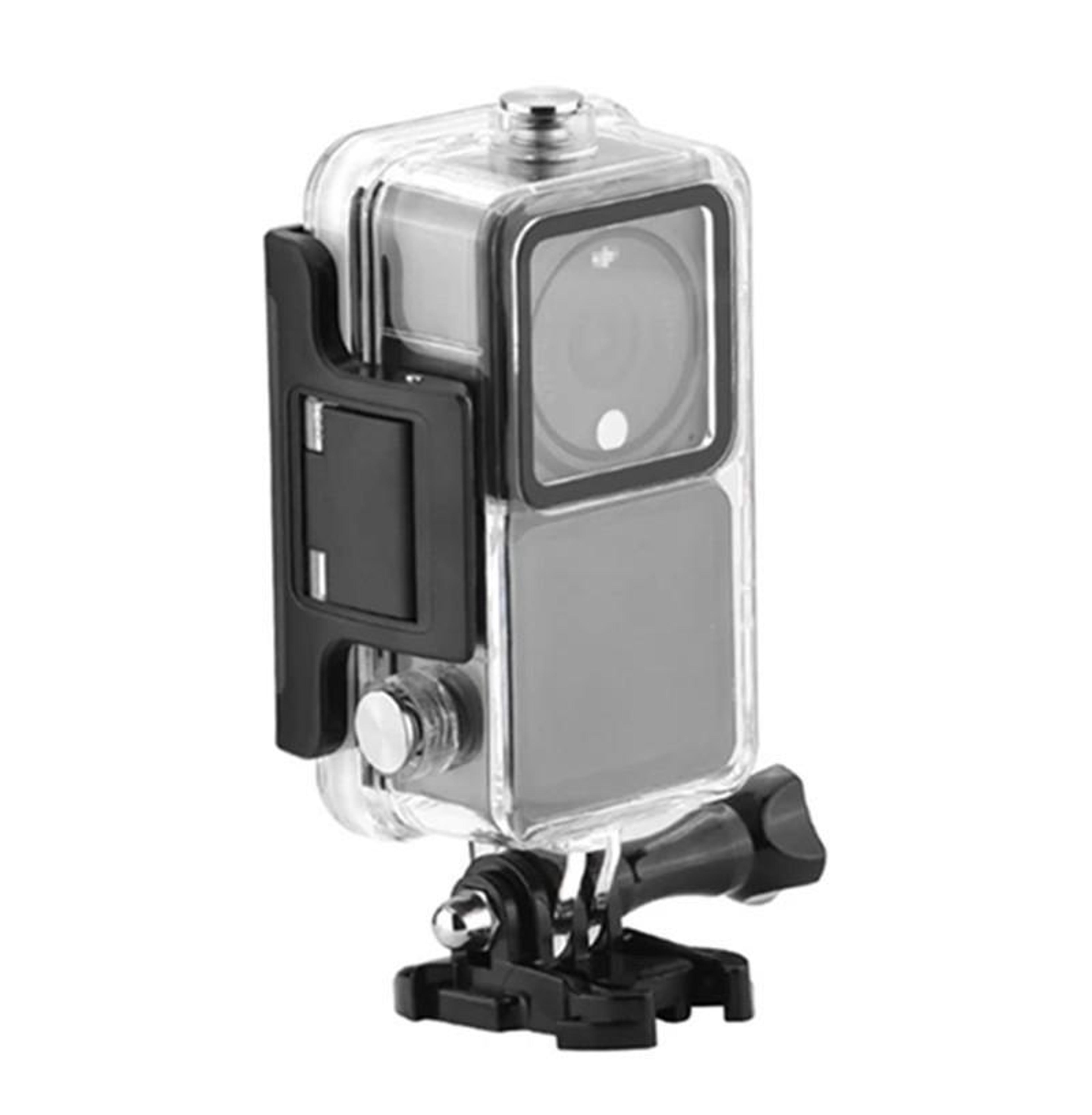 dji action 2 waterproof case 60m diving housing with 9h tempered glass protection