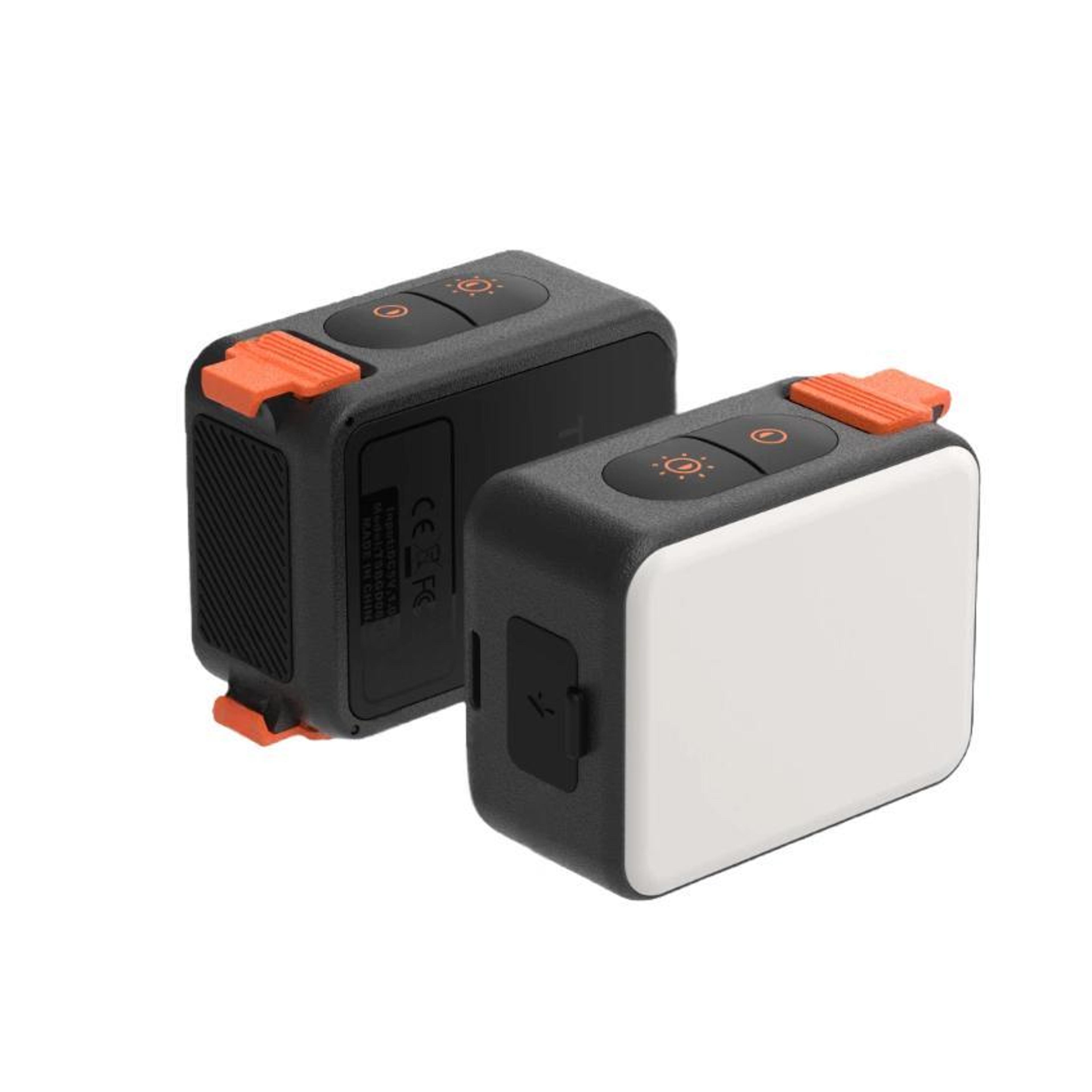 magnetic quick release fill light for dji osmo action 6 with dual color led lighting