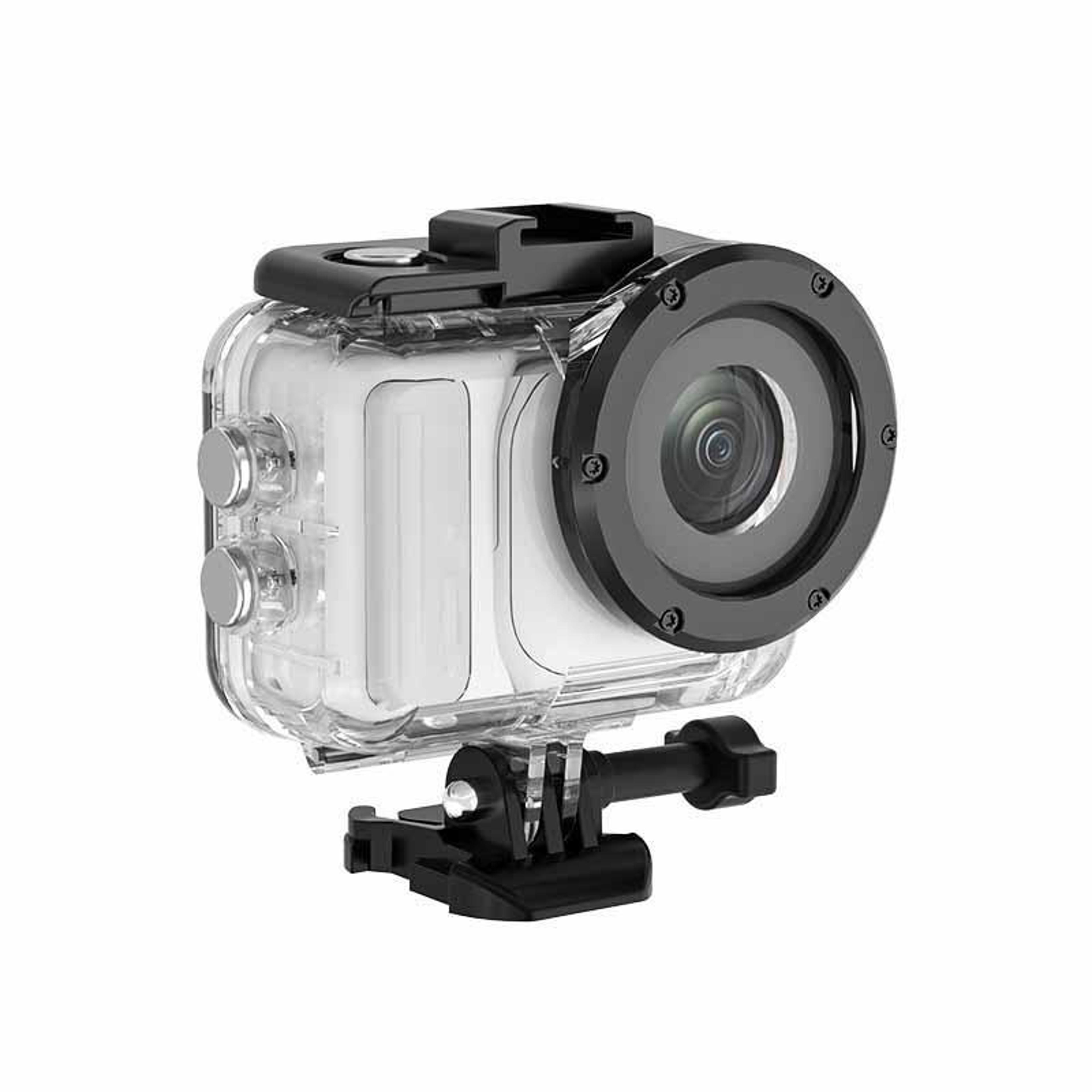 insta360 go ultra waterproof case 60m dive housing with dual cold shoe mount