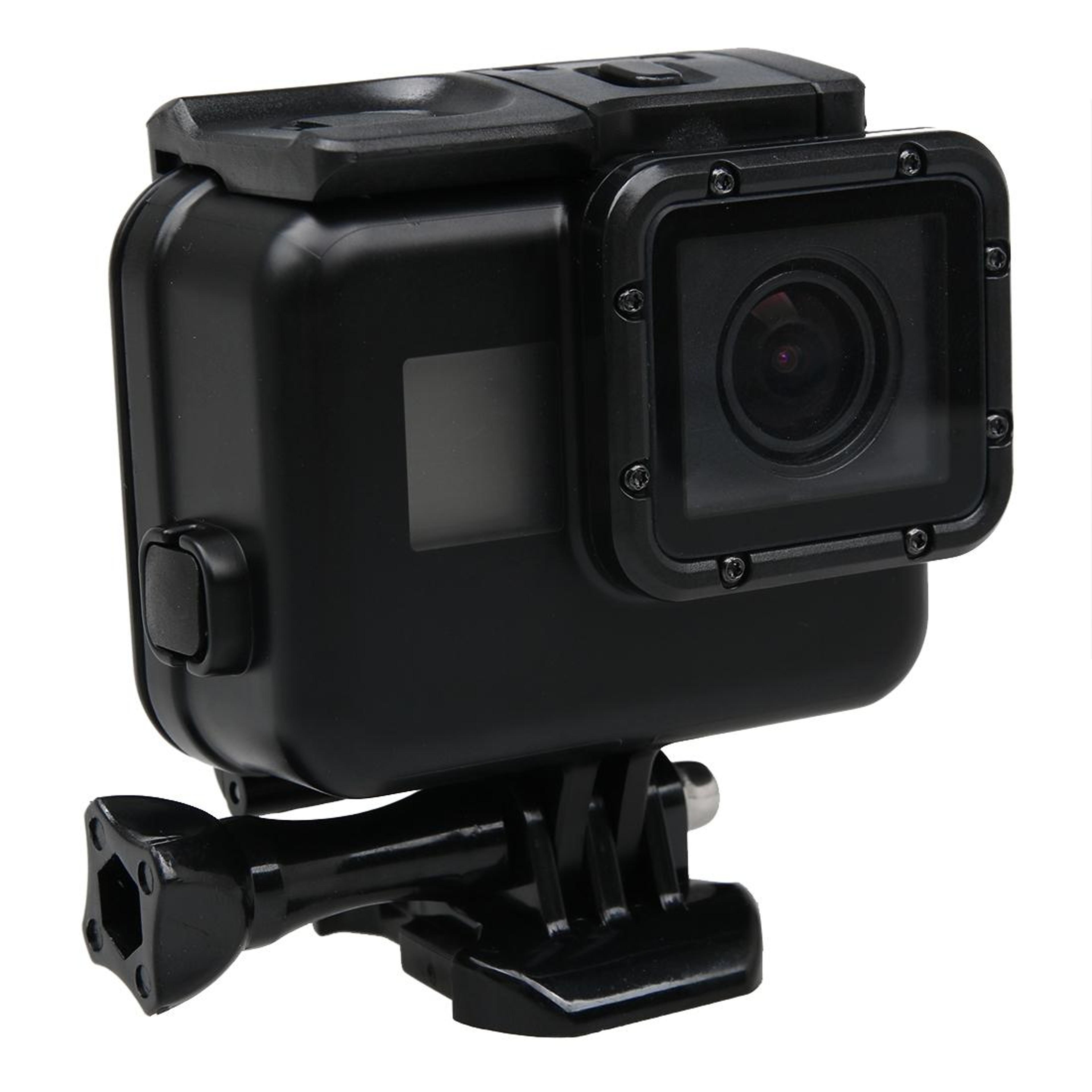 gopro hero5 hero6 45m waterproof housing case with touch screen back cover mount kit