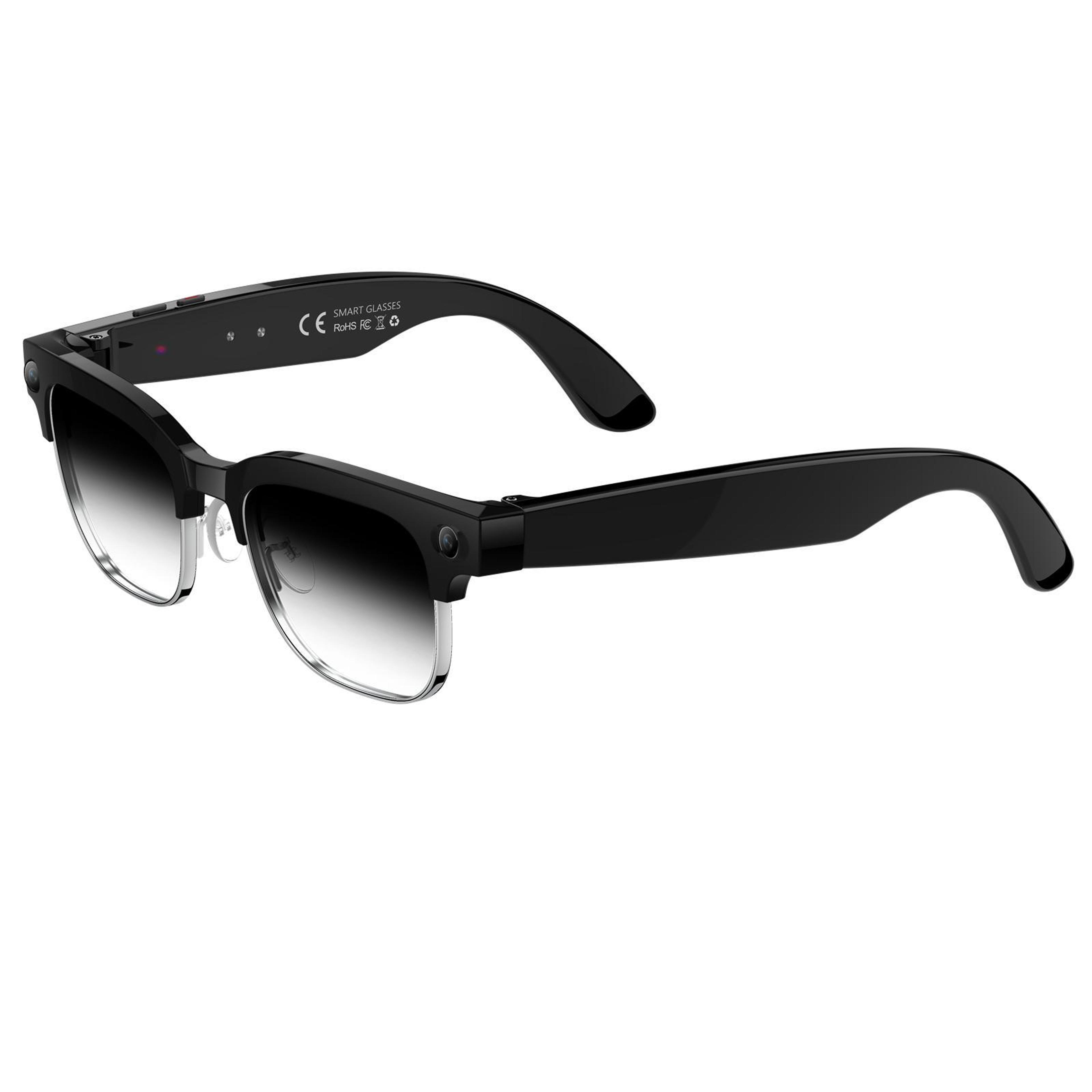 ai smart glasses with 8mp camera, real time translation & bluetooth calling