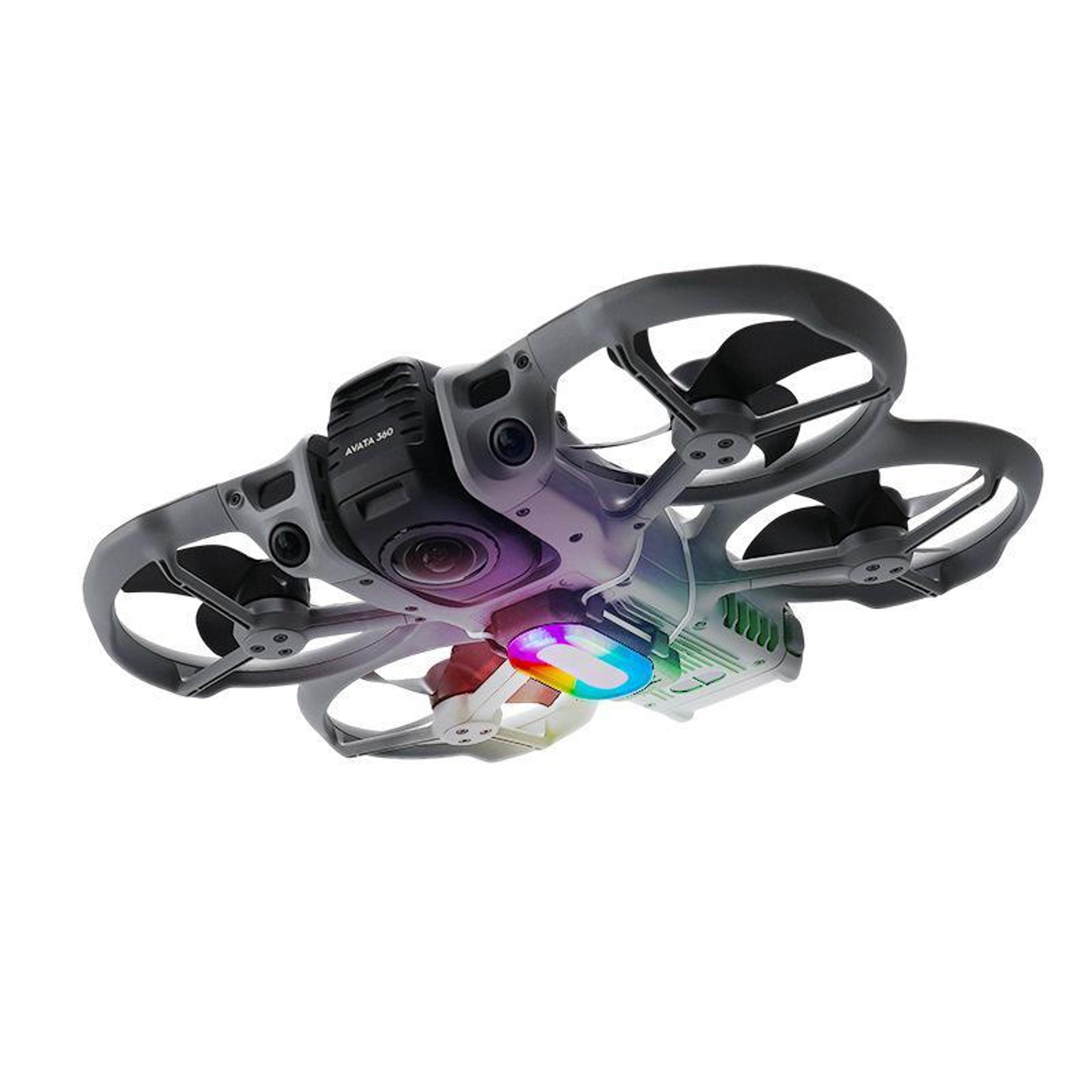 rgb led landing light for dji avata 360 with 38 modes & night flight protection