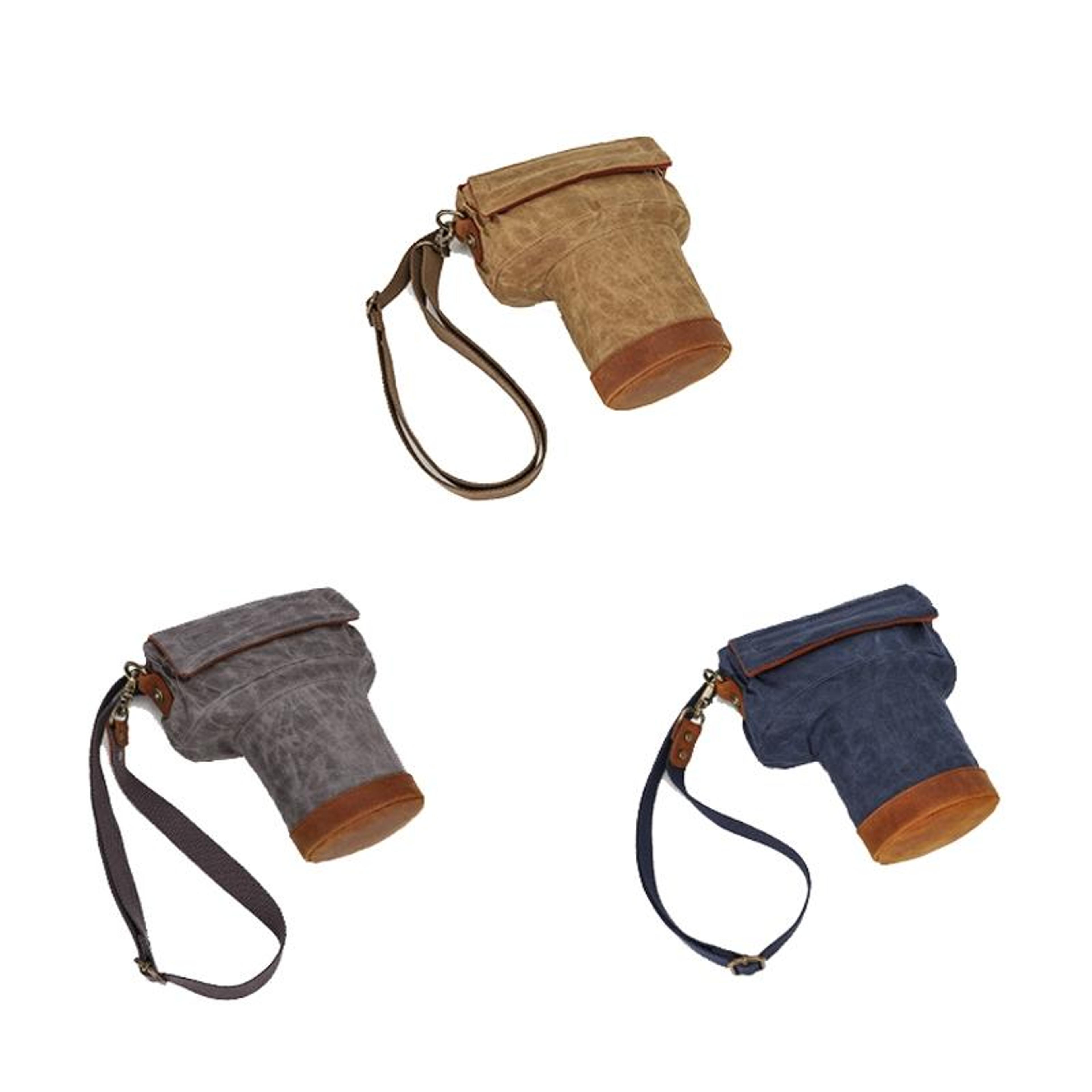 vintage waterproof camera shoulder bag for dslr & mirrorless cameras with shockproof protection