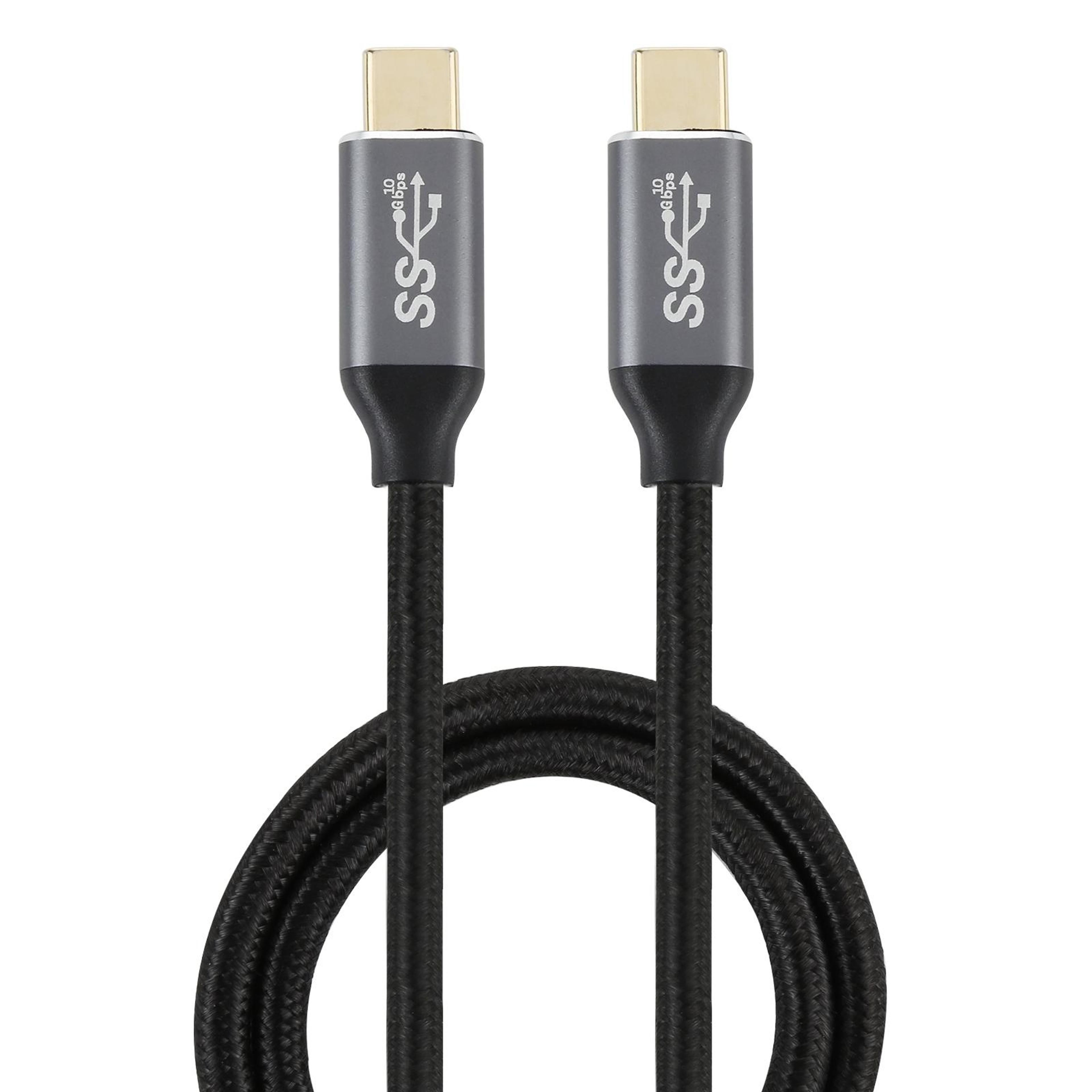 10gbps usb c cable fast charging nylon braided type c data transfer cord