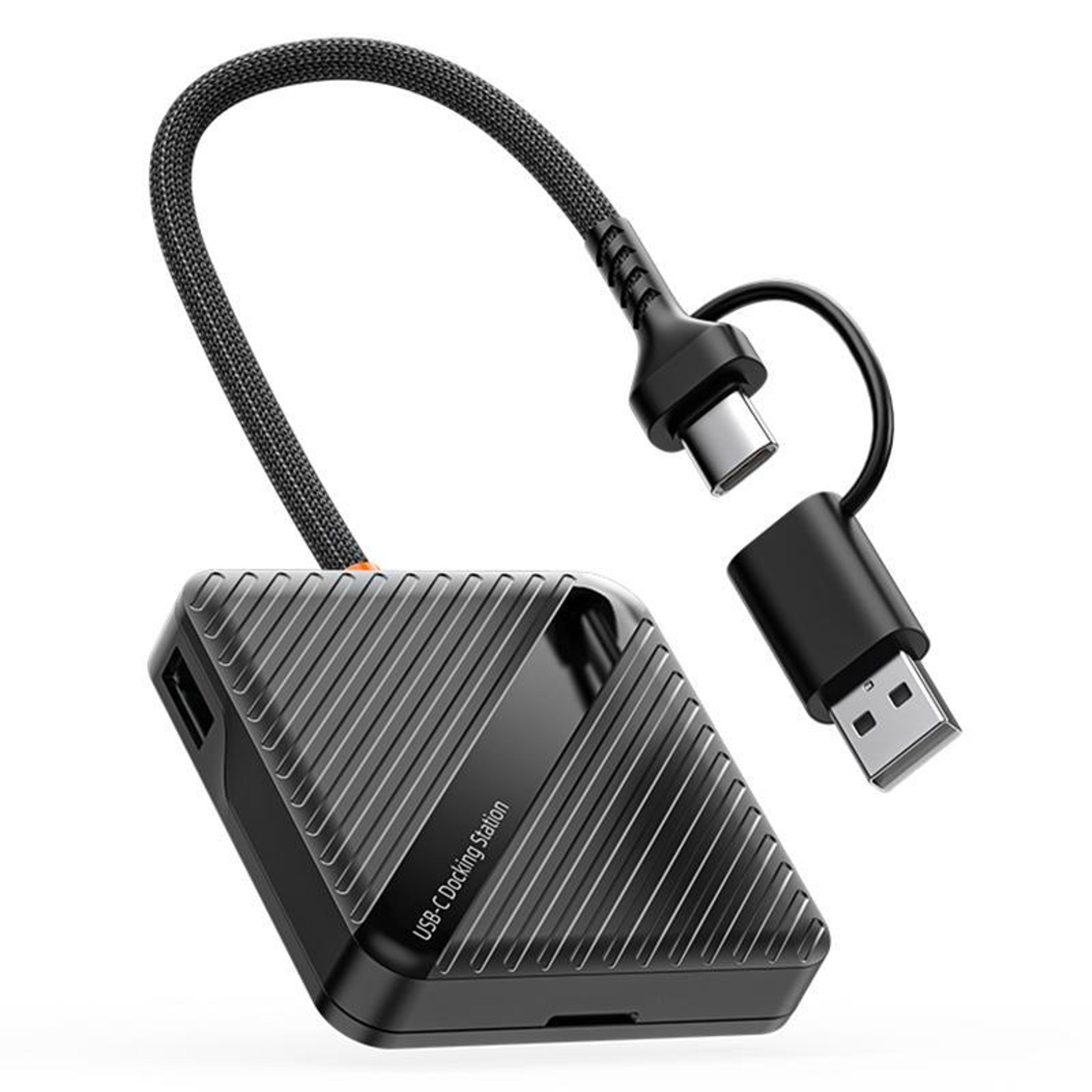 multifunctional portable dual interface card reader & storage box