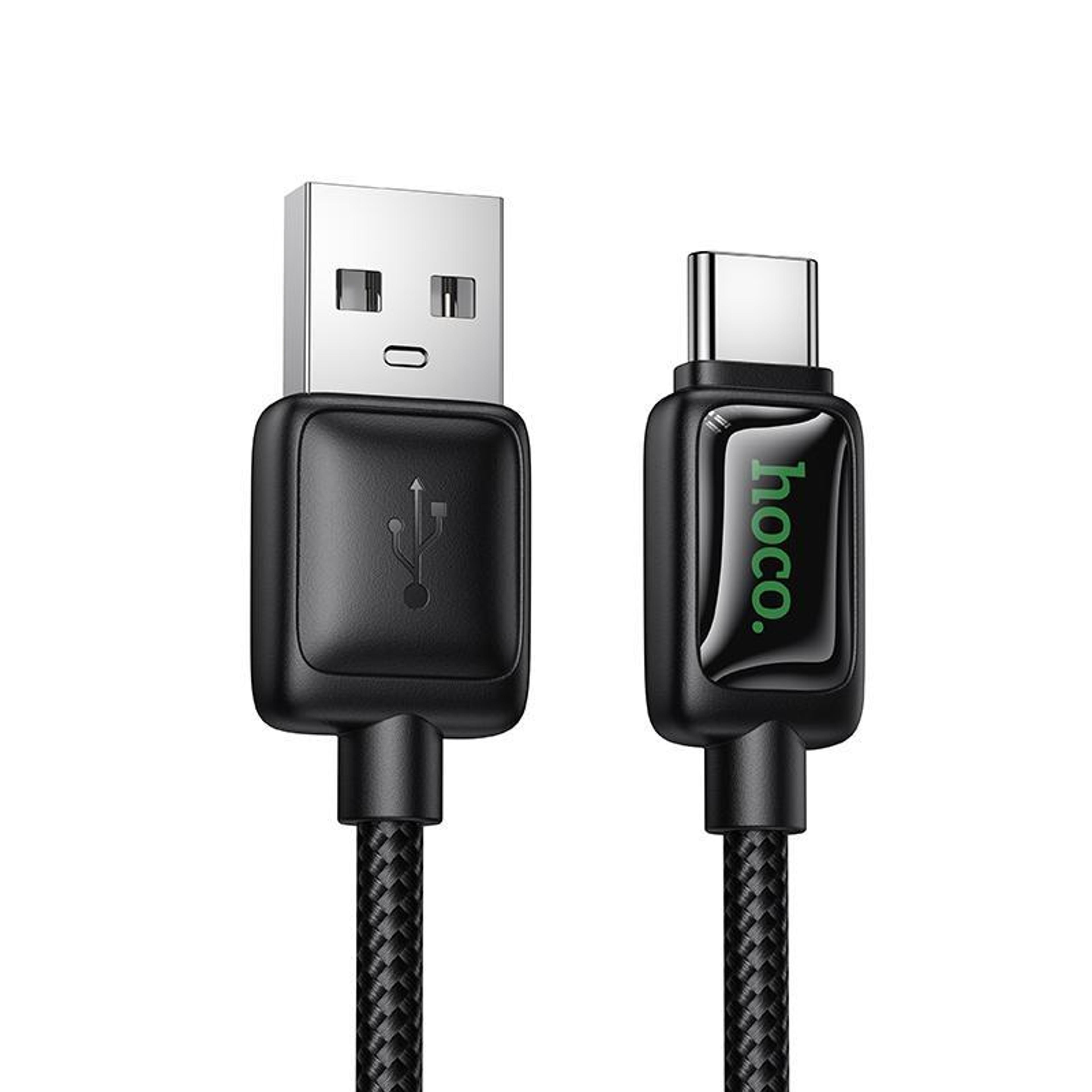 hoco u146 mundo 1.2m fast charging usb type c cable with led