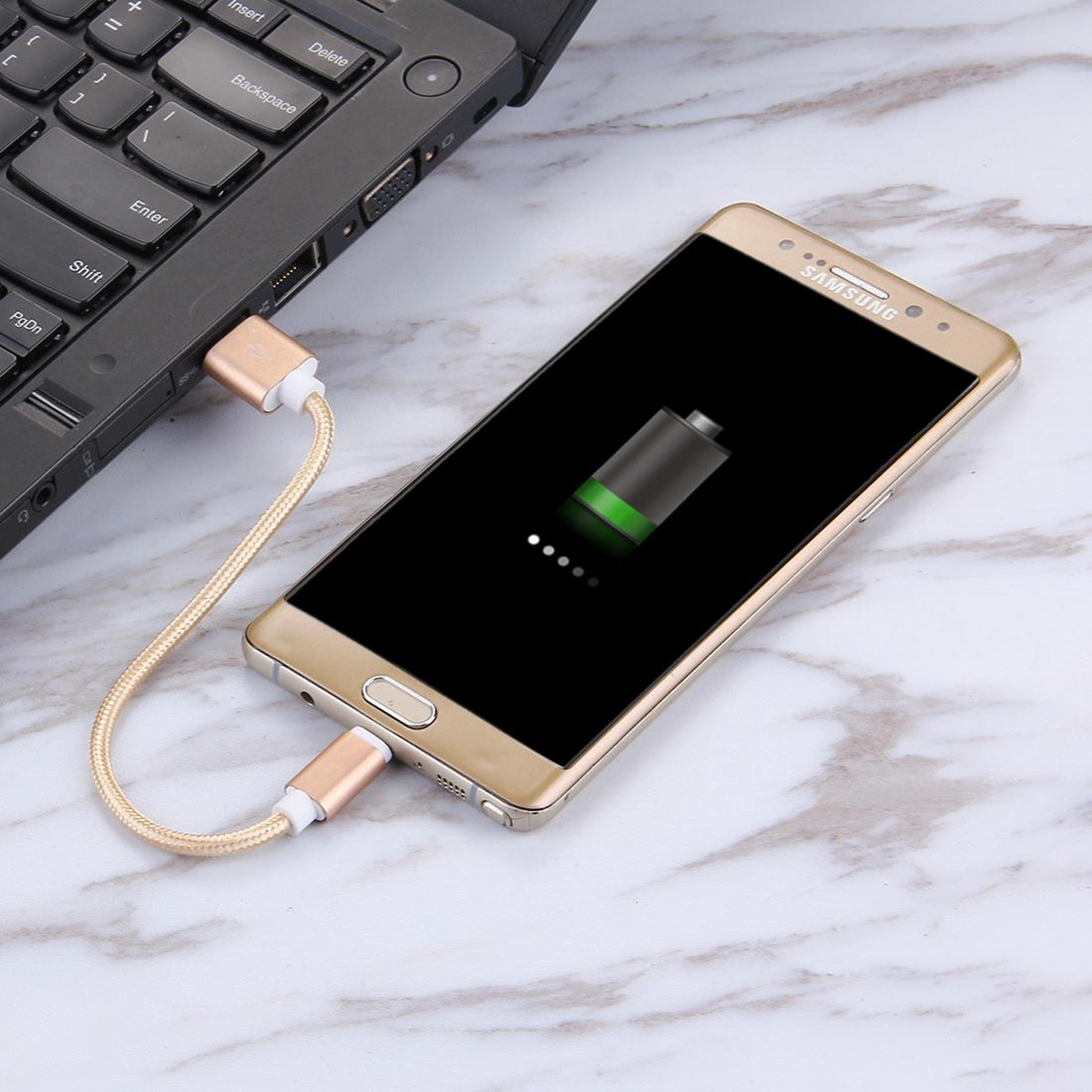 woven usb c charging & data sync cable fast, durable