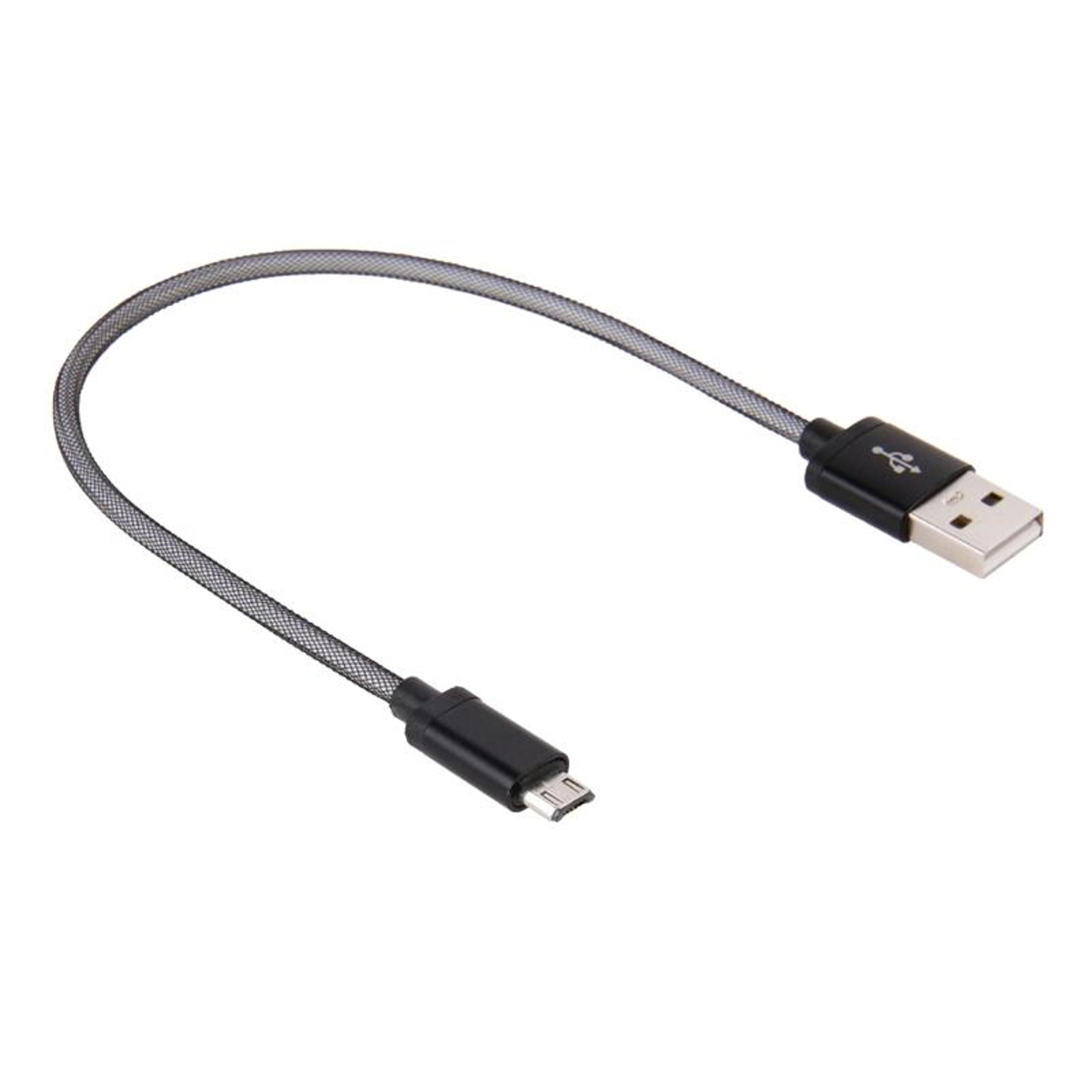 premium metal head micro usb cable fast charging & data sync