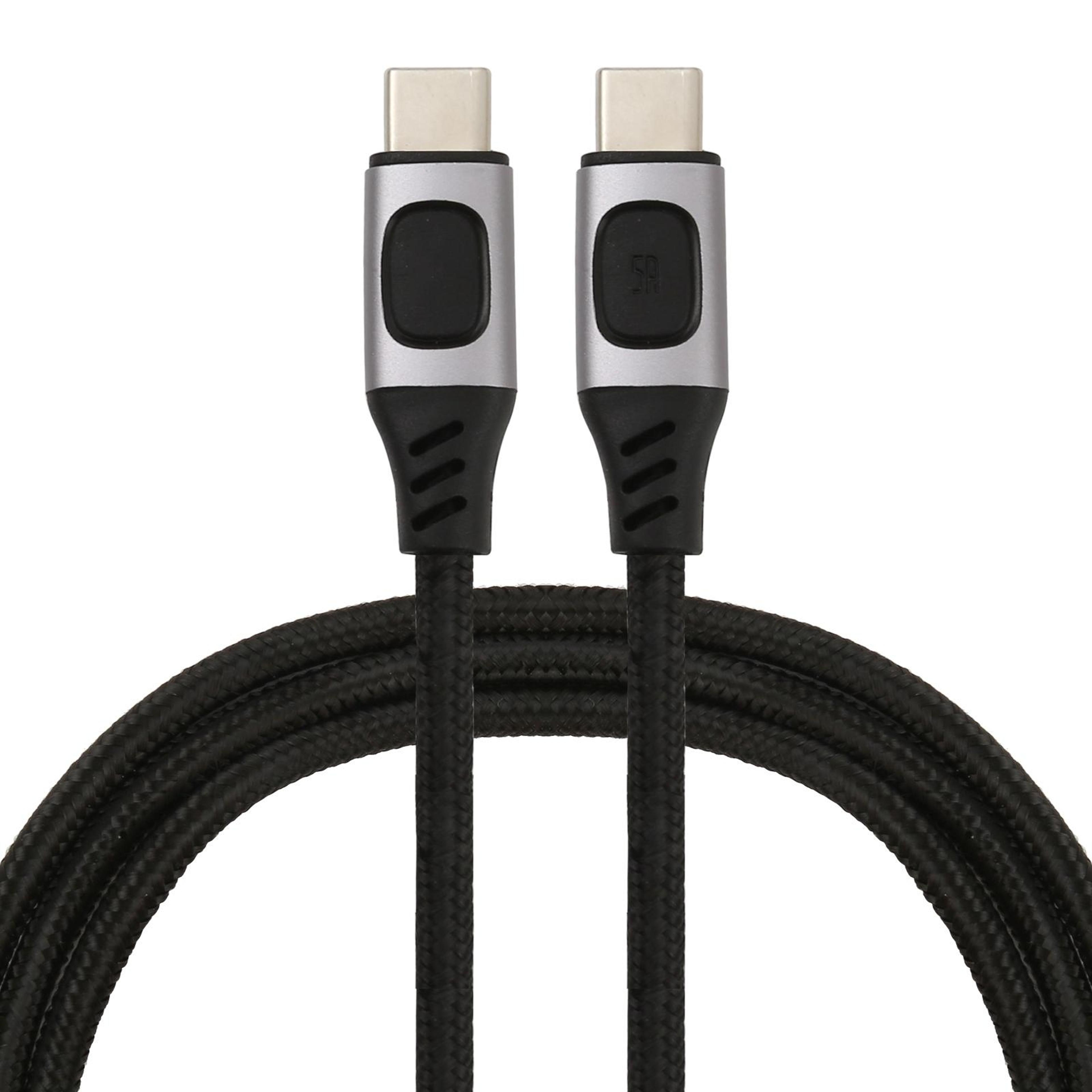 100w pd usb c fast charging braided data cable