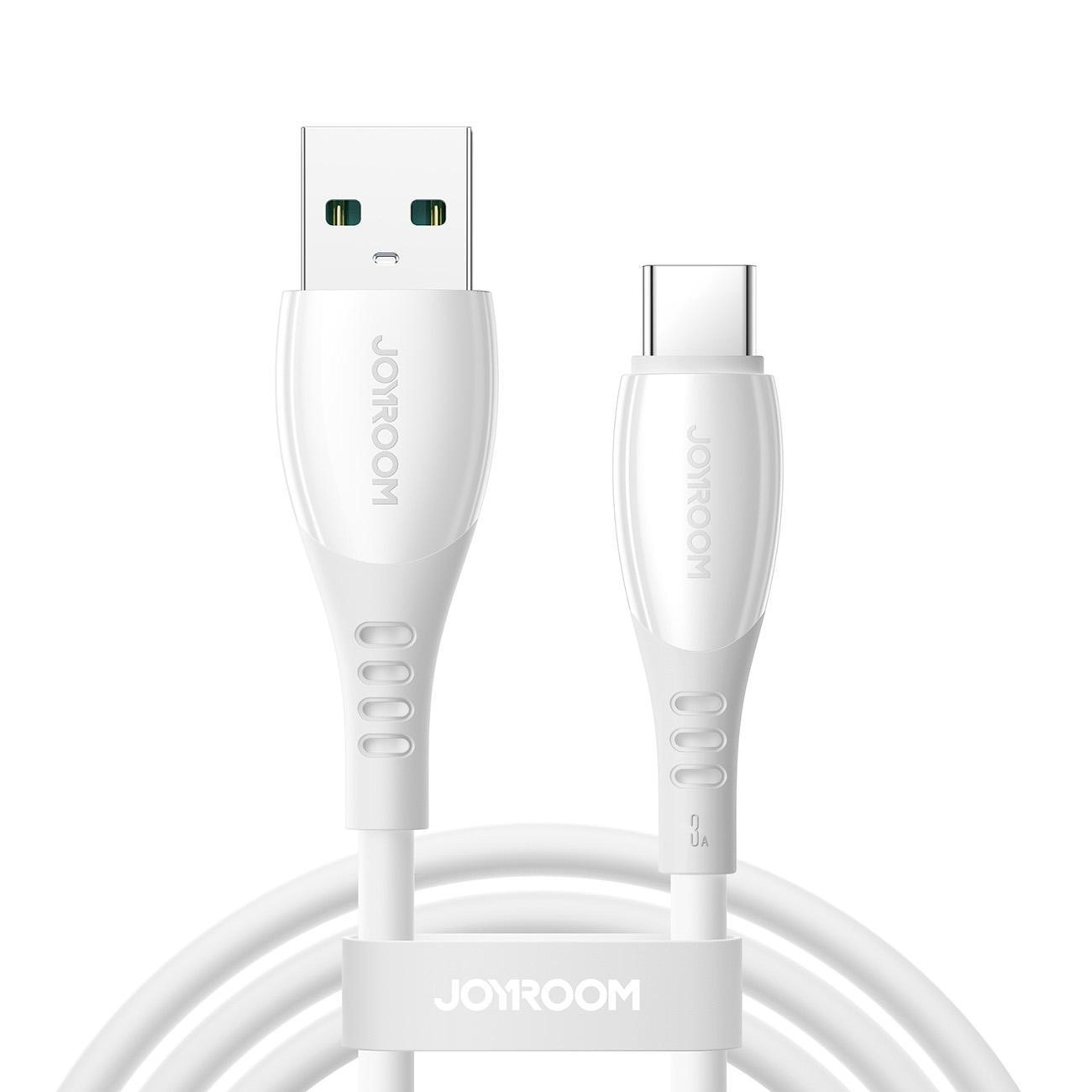 joyroom vibrant series 1.2m usb c fast charging & data cable 3a charging cable