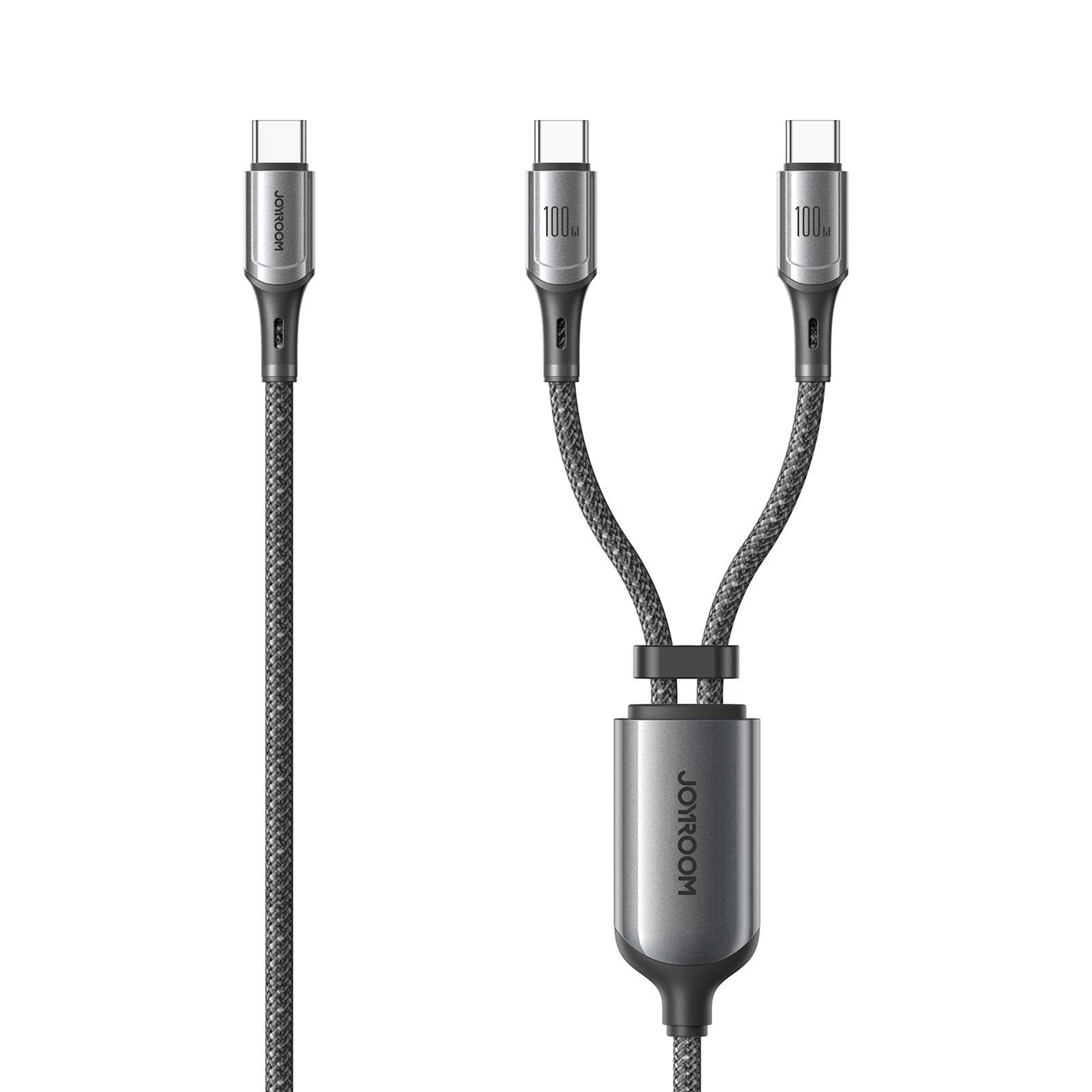 joyroom rapidx series 100w dual usb c fast charging cable with e marker pd