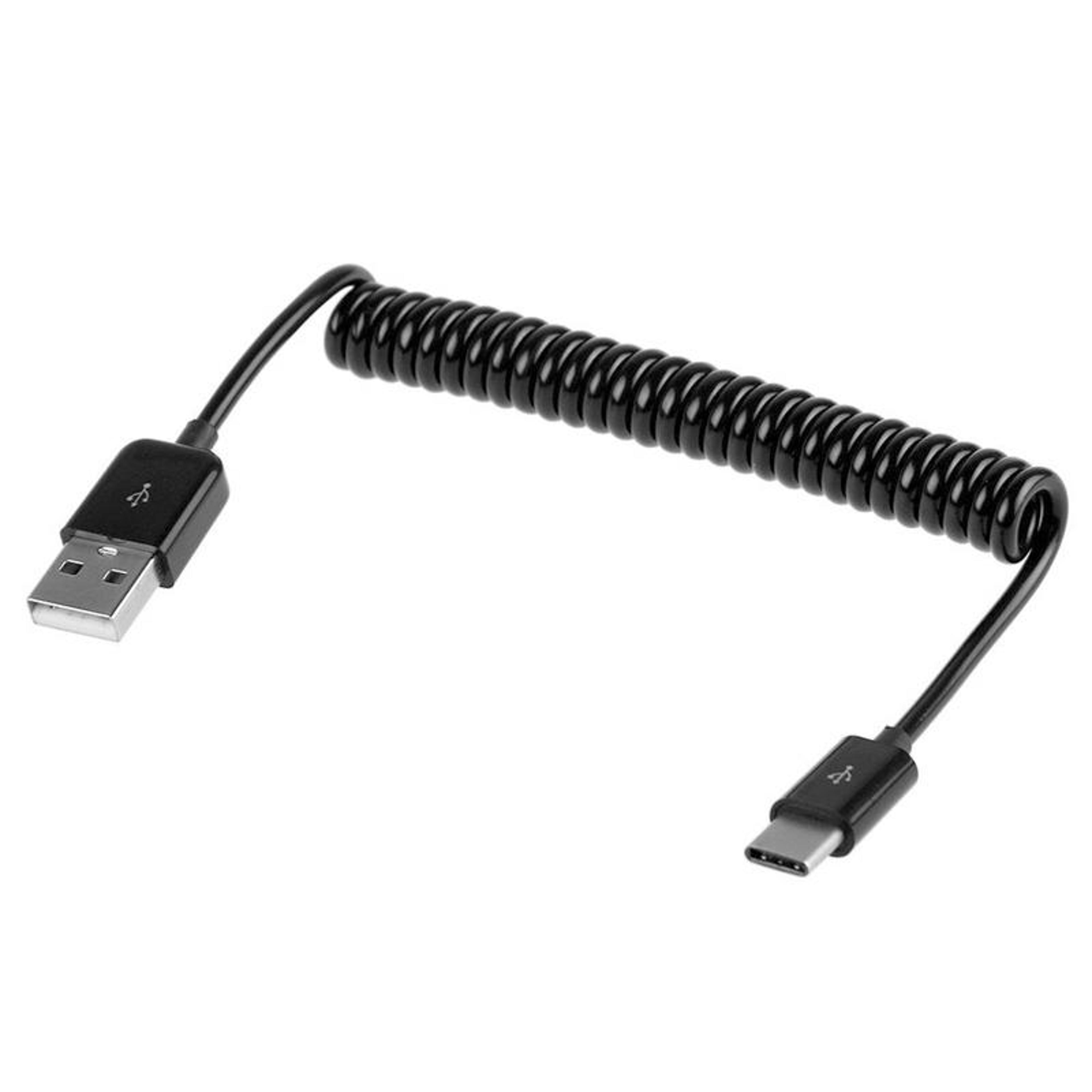 retractable usb to usb c cable portable charging & data cable