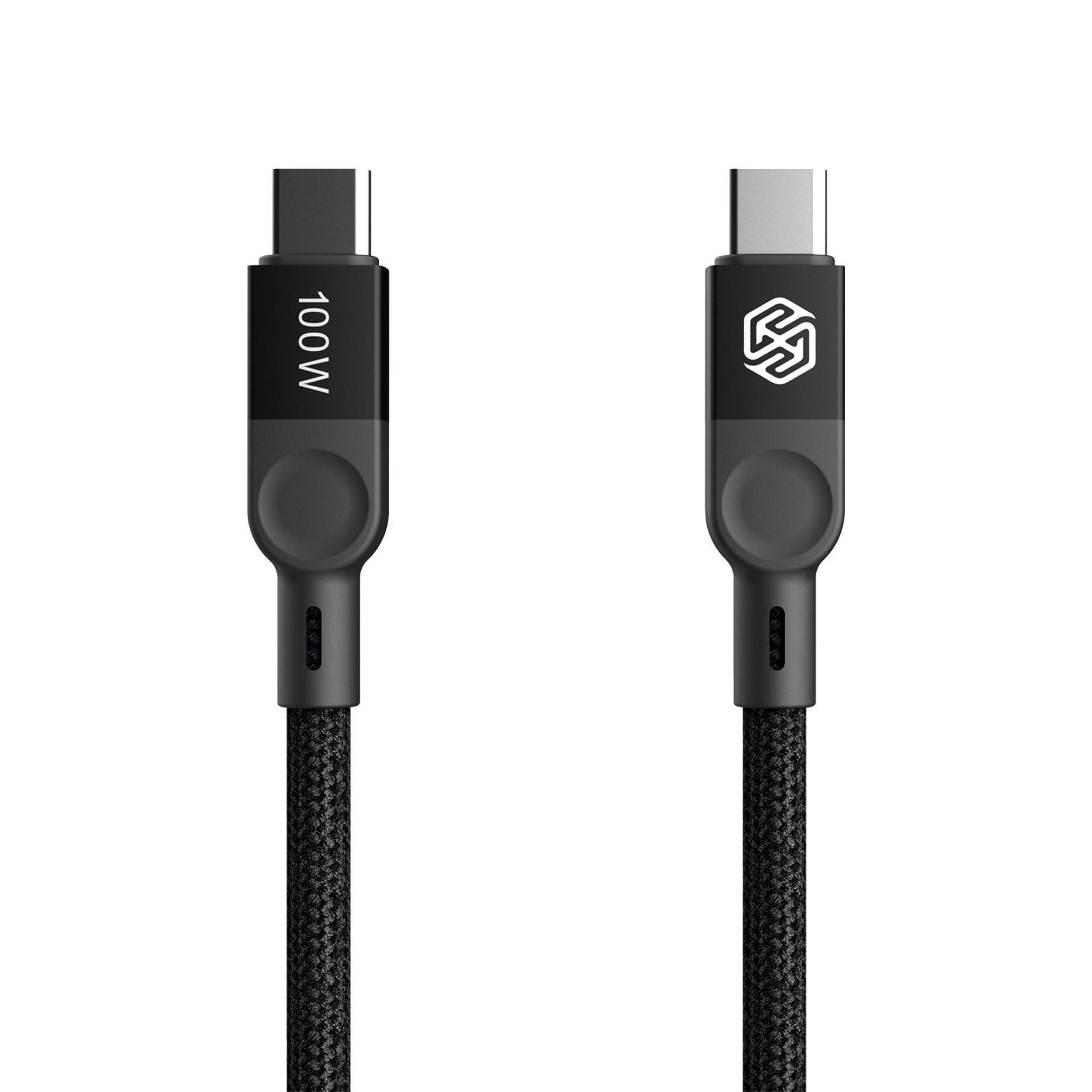 nillkin 100w usb c fast charging magnetic type c to type c cable