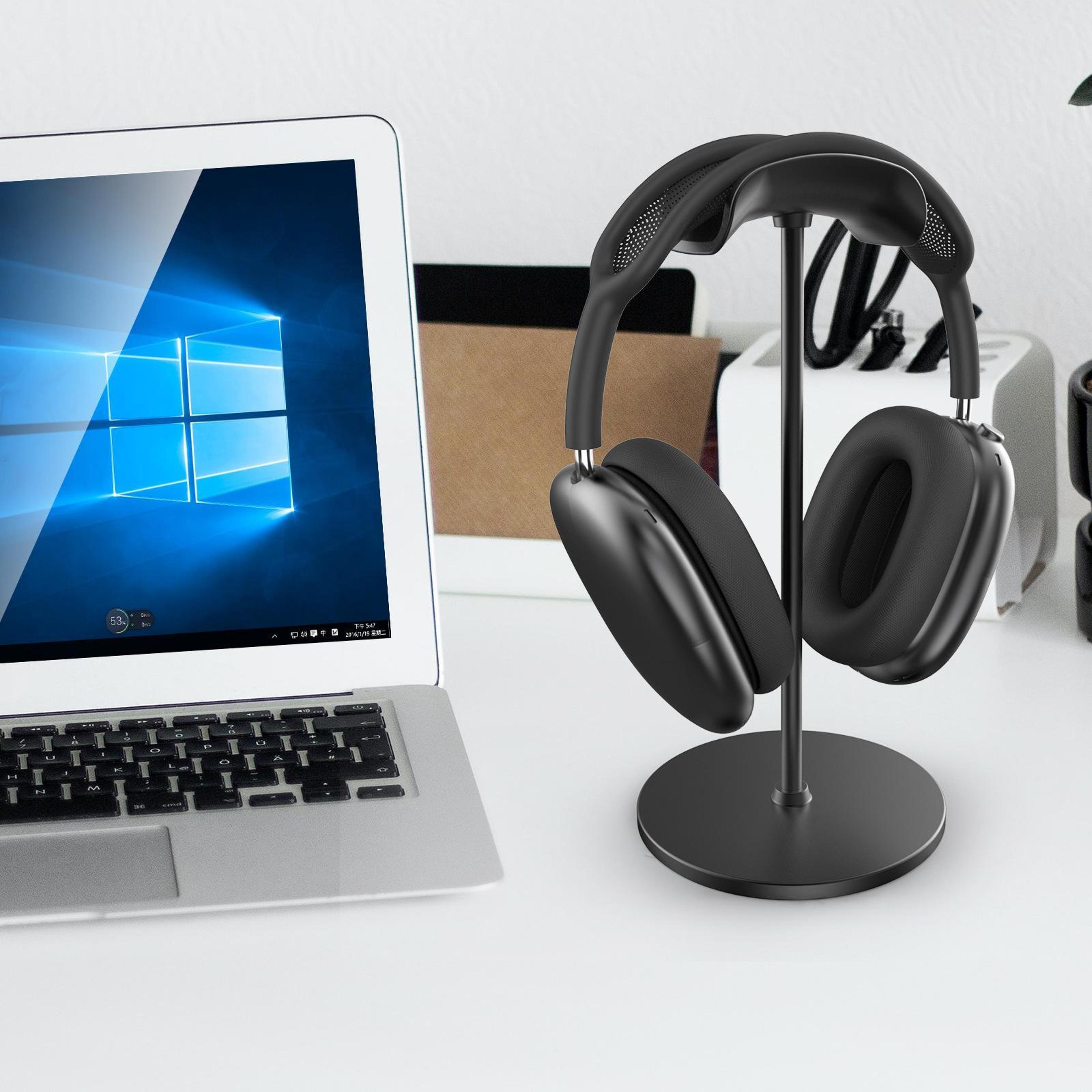 aluminum headphone stand detachable gaming & desk headset holder base