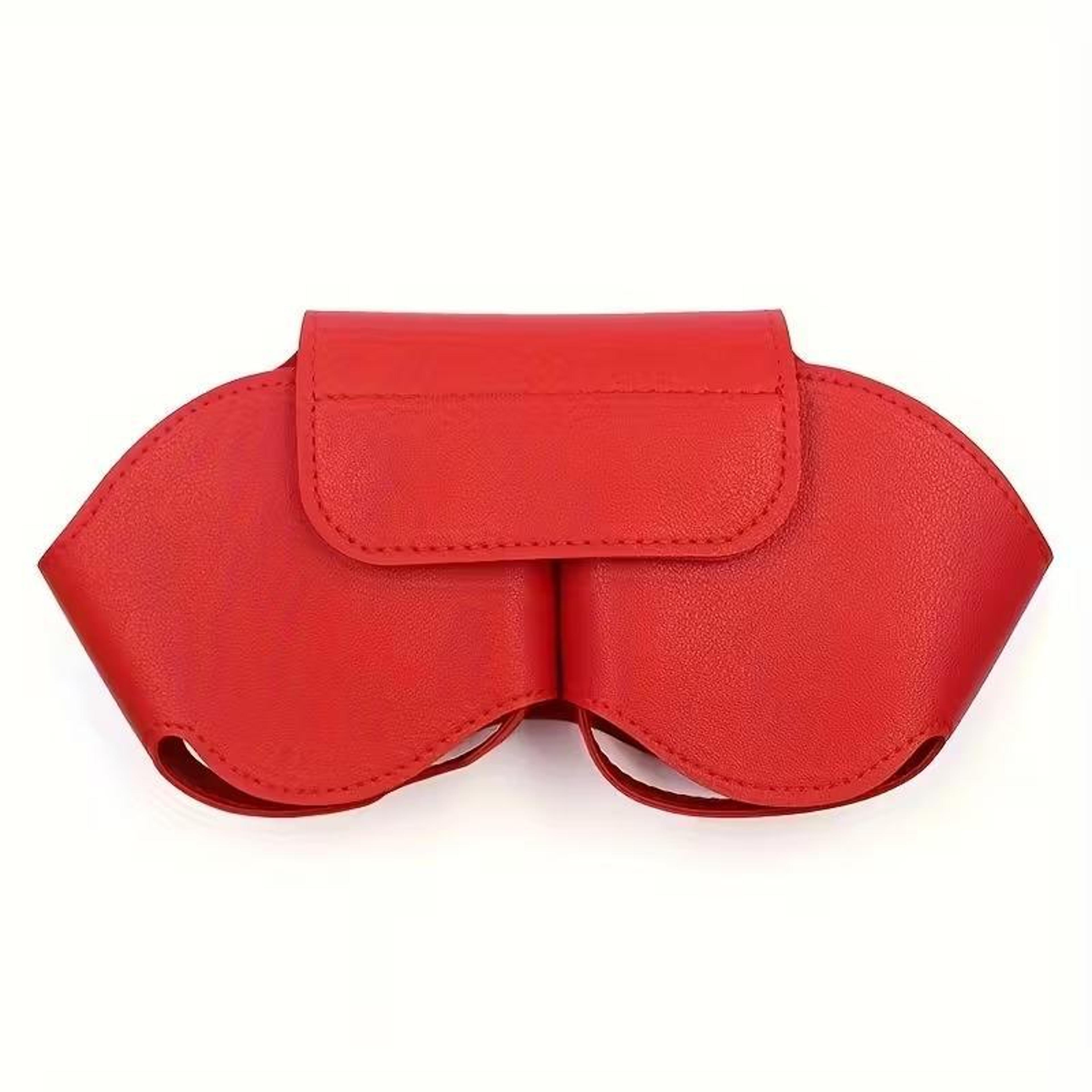 airpods max protective cover with magnetic buckle in vegan leather