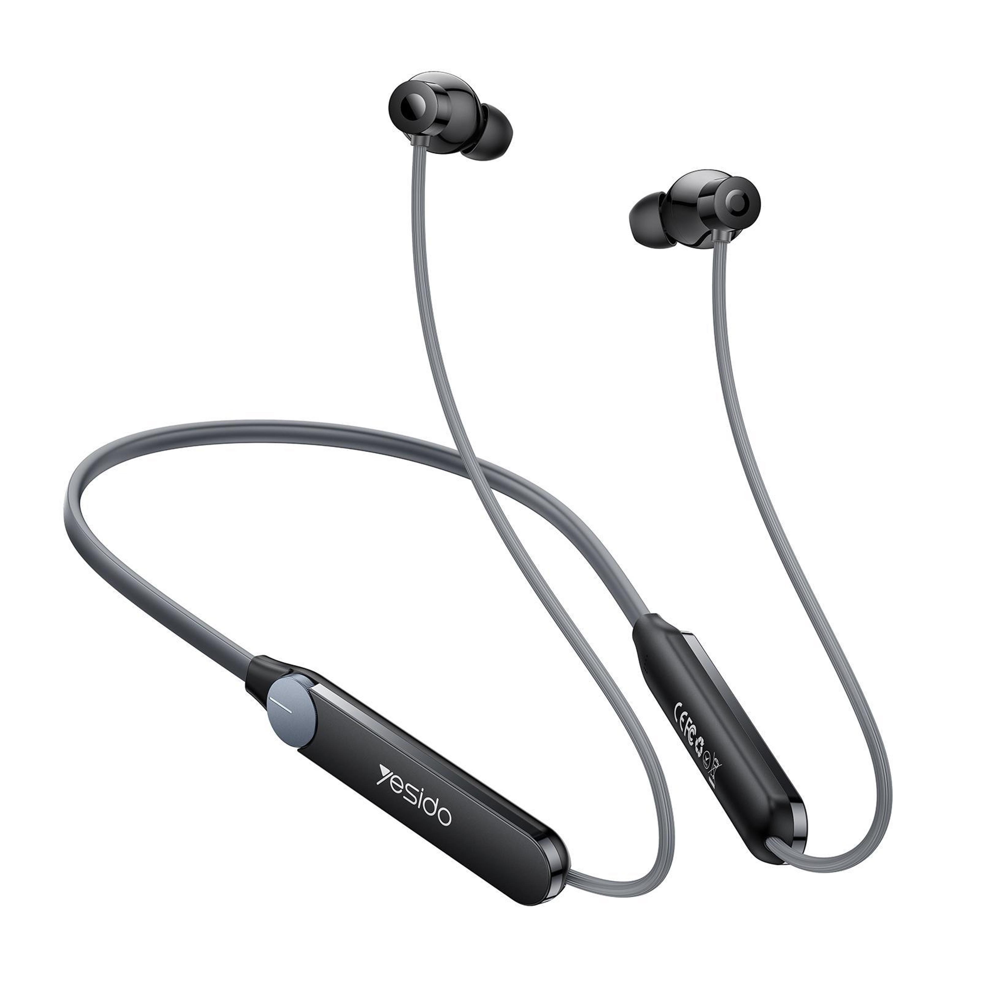 yesido ysp30 bluetooth 5.4 neckband wireless earbuds with 35h playtime