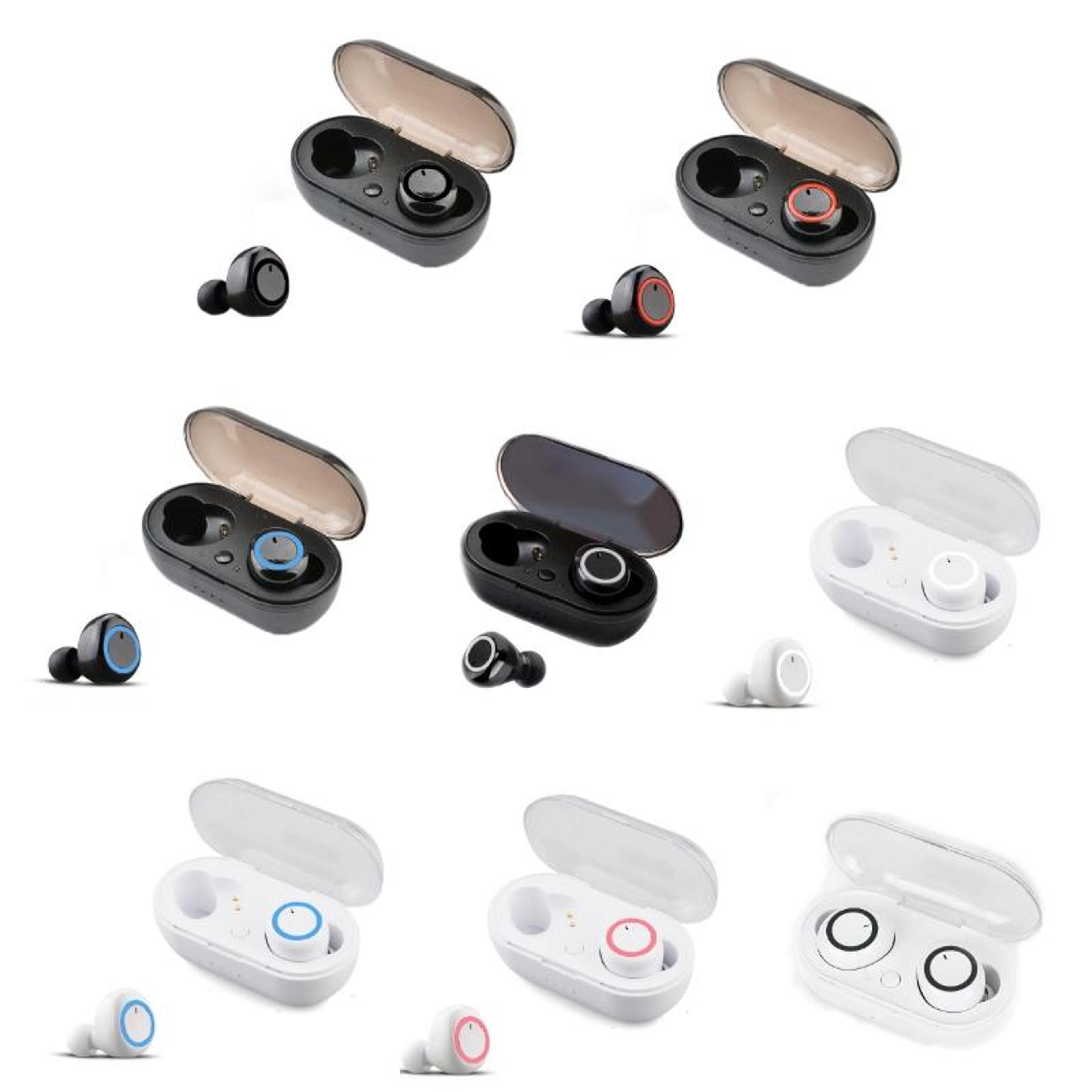 y50 wireless earbuds bluetooth 5.0 touch control sports headphones with charging case