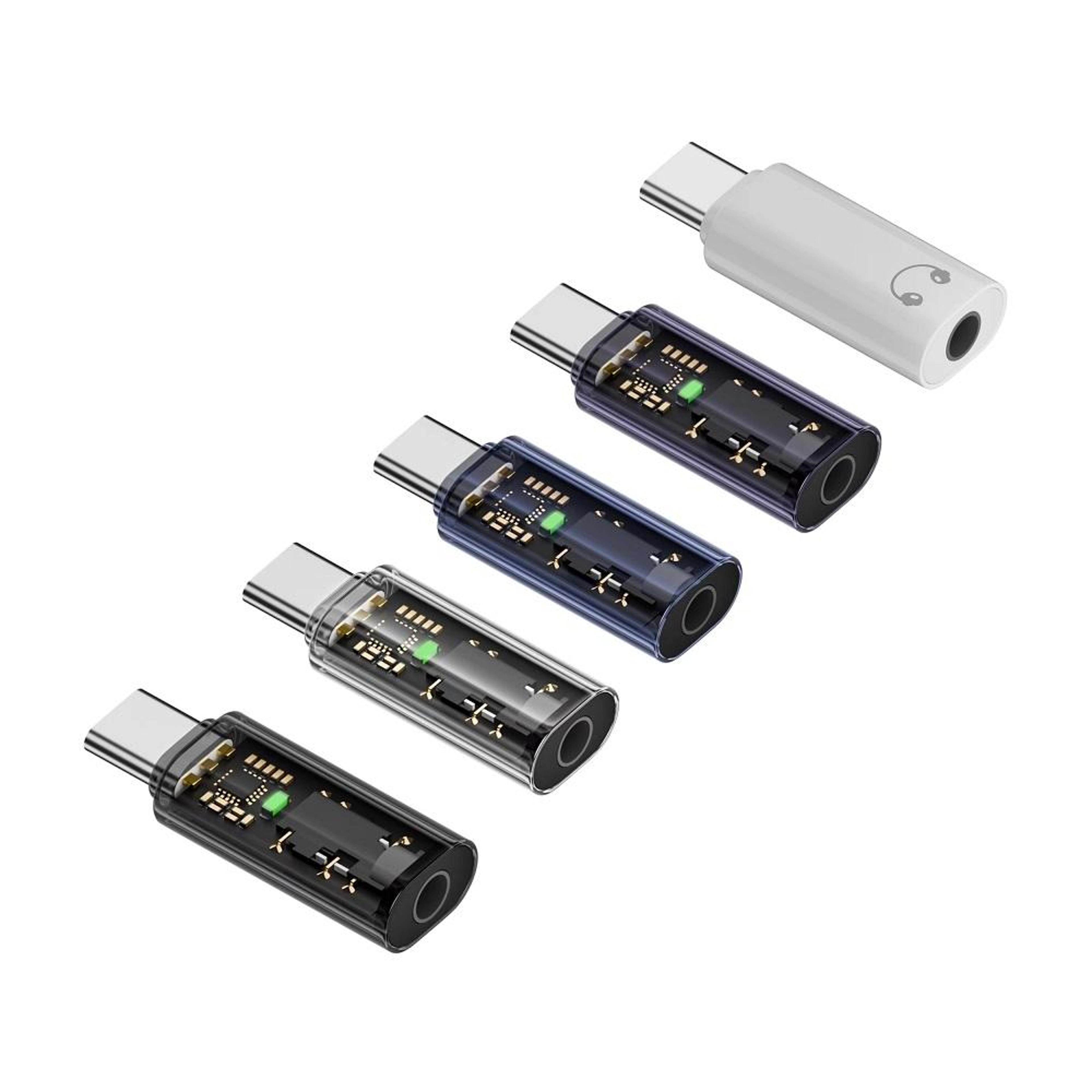 usb c to 3.5mm audio adapter with dac hifi headphone converter