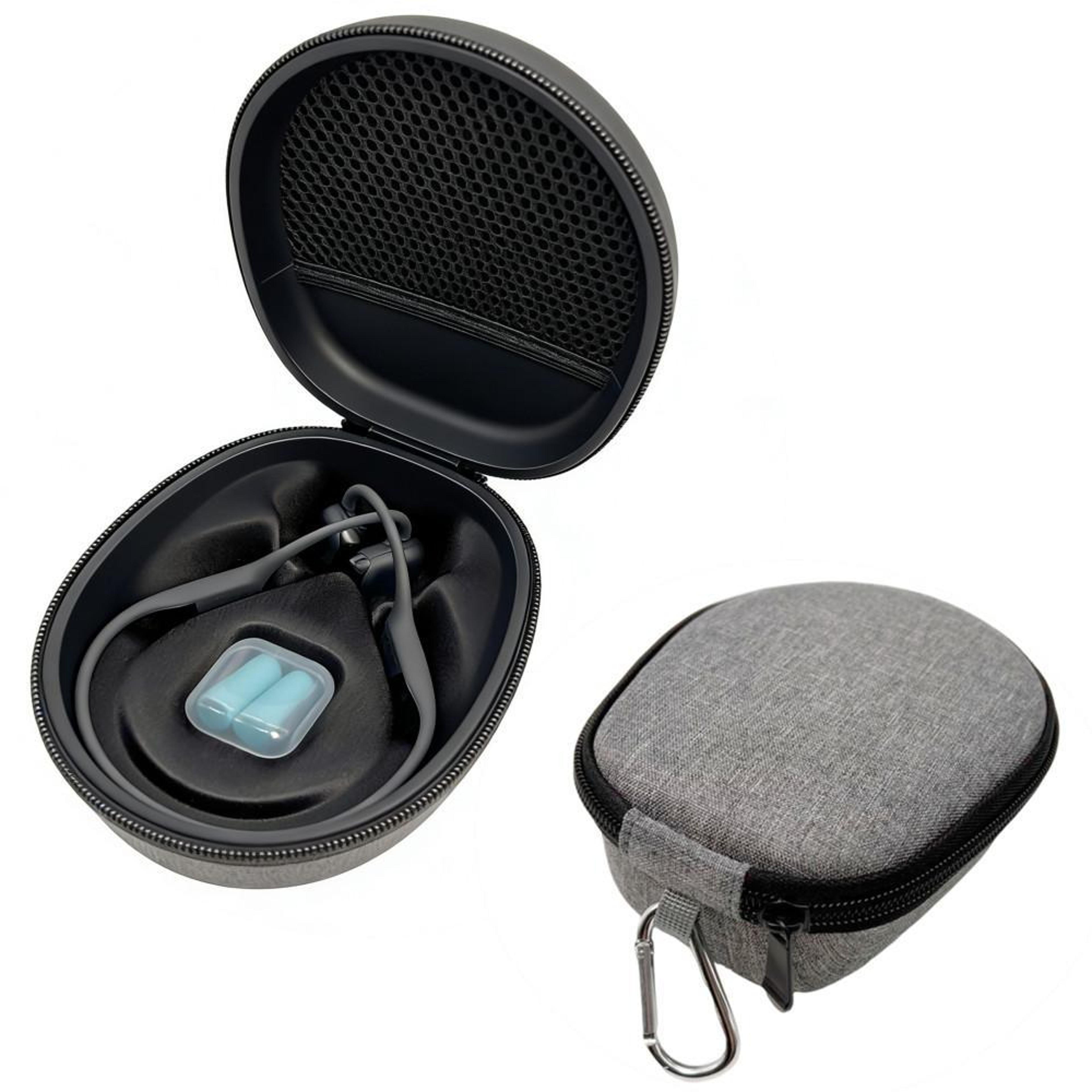shockguard travel case for aftershokz aeropex & trekz air bone conduction headphones
