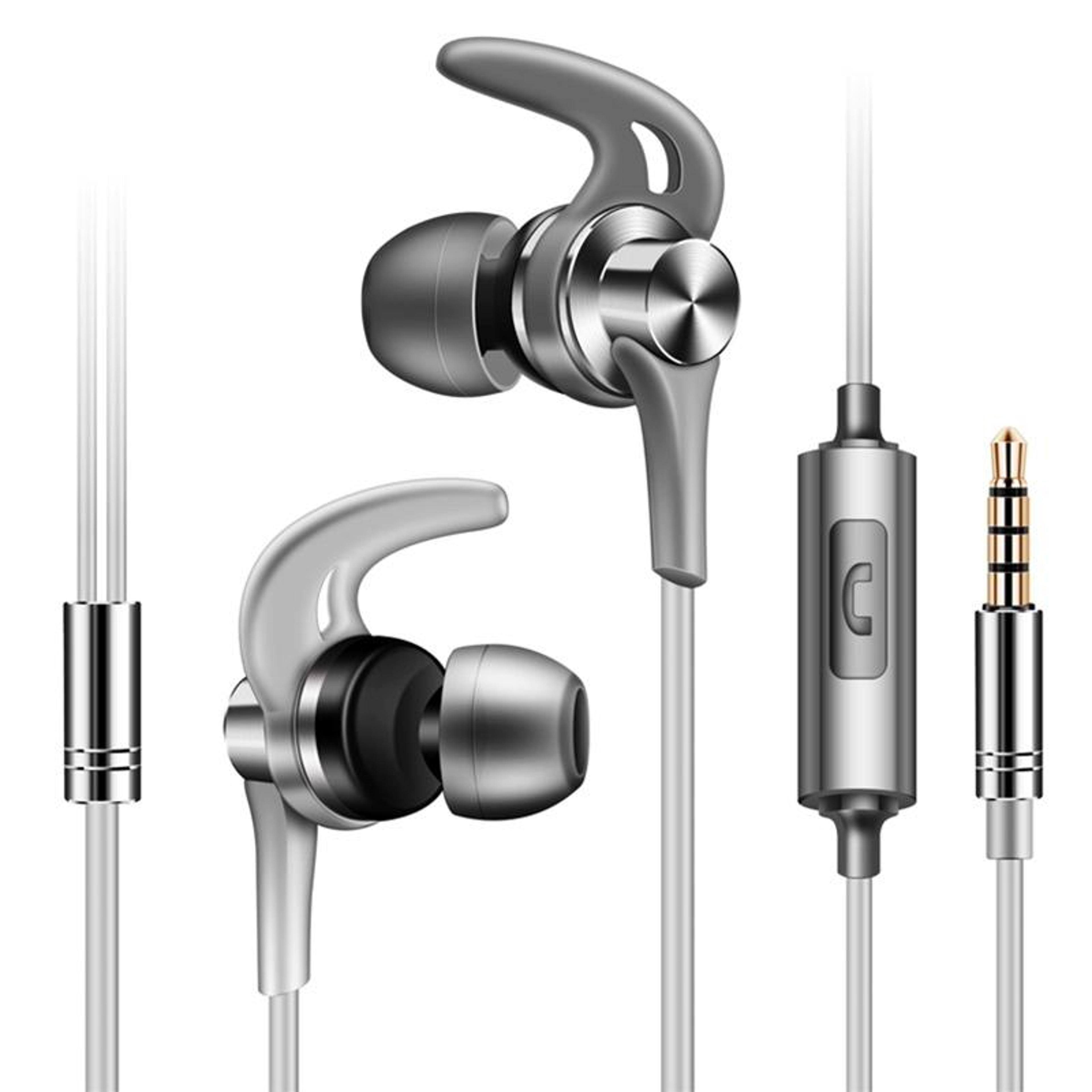 qkz eq1 shark fin sports earbuds with mic noise isolating wired headphones