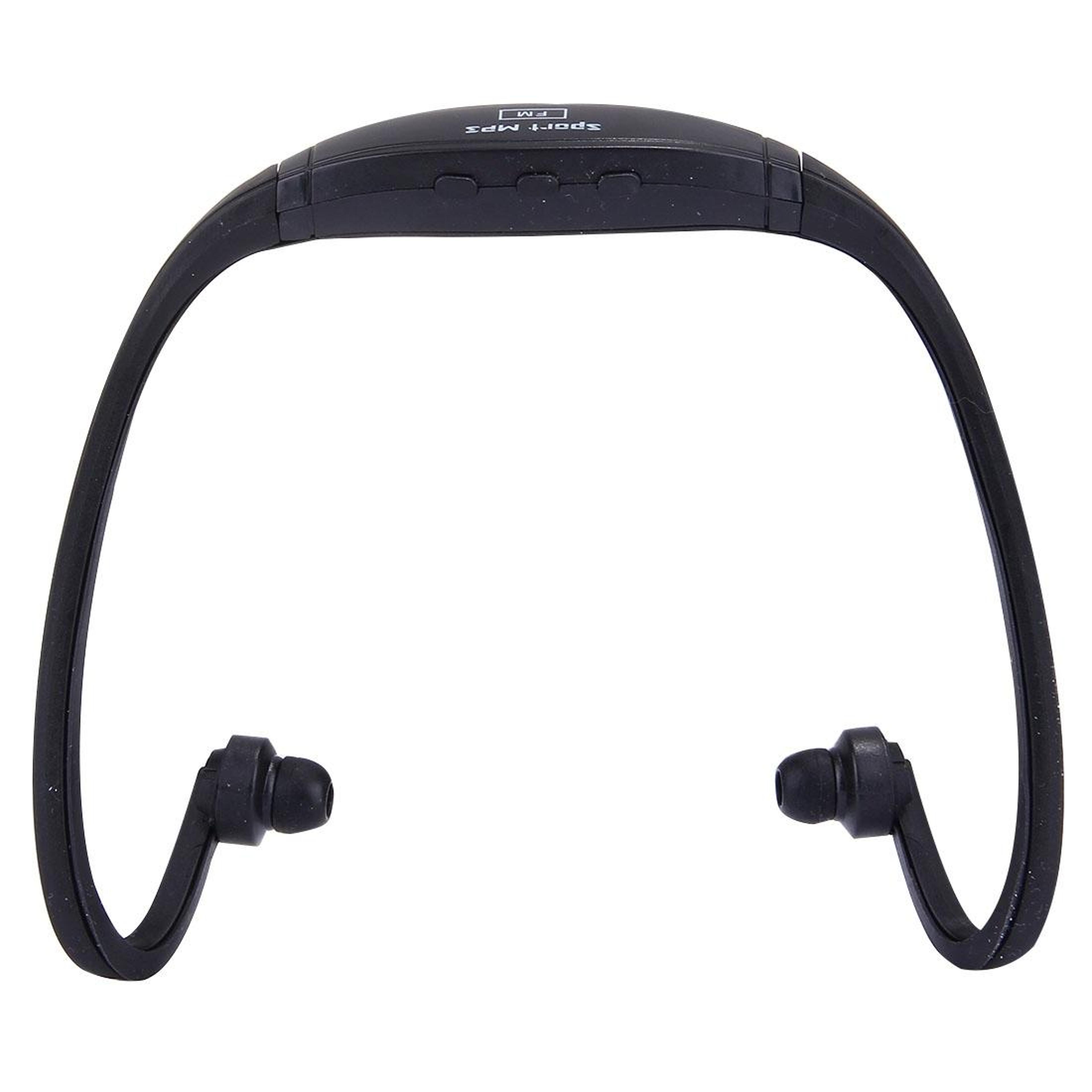 sh w1fm wireless sports earbuds with fm radio & waterproof sweatproof stereo sound
