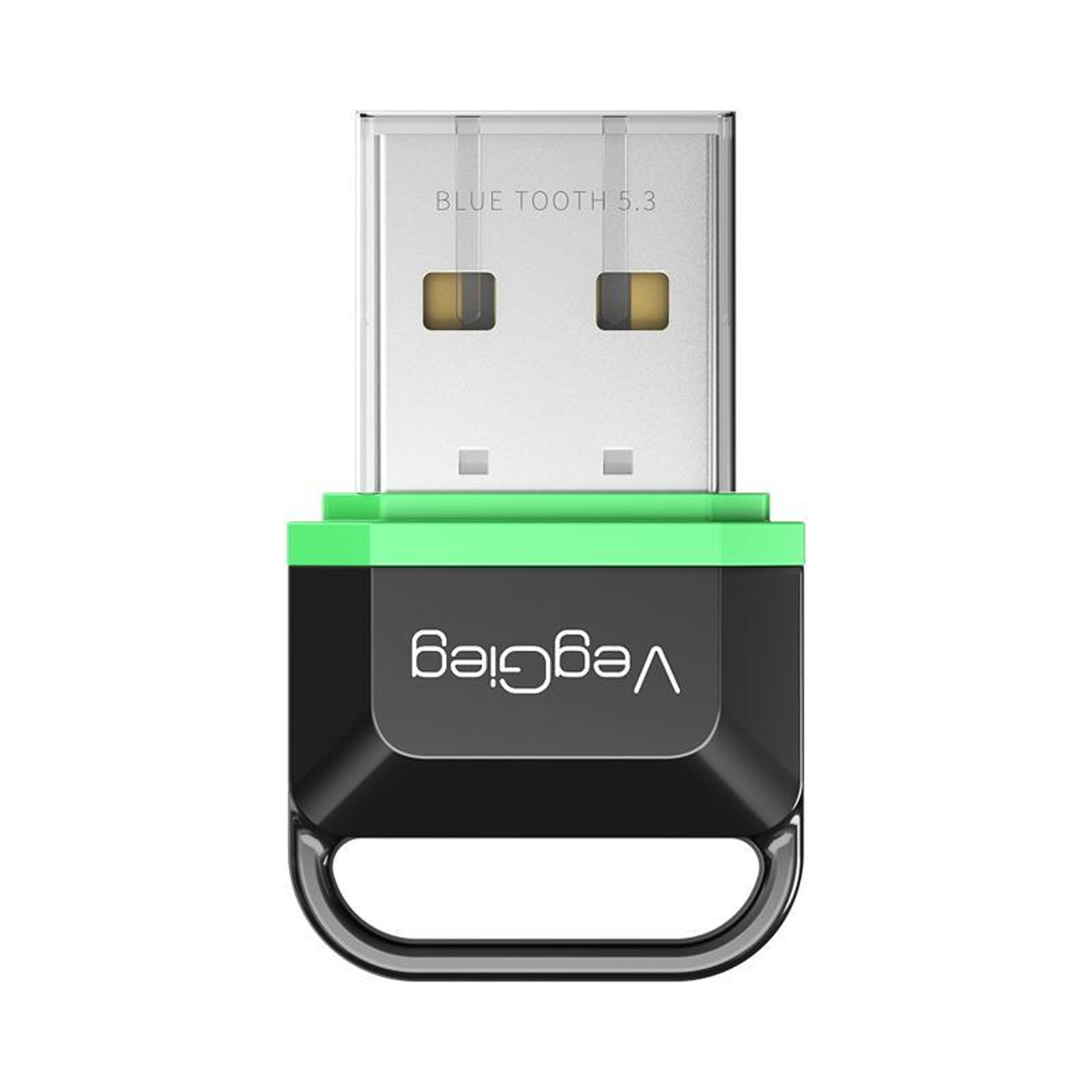 veggieg bluetooth 5.3 usb adapter for pc wireless audio & multi device connectivity