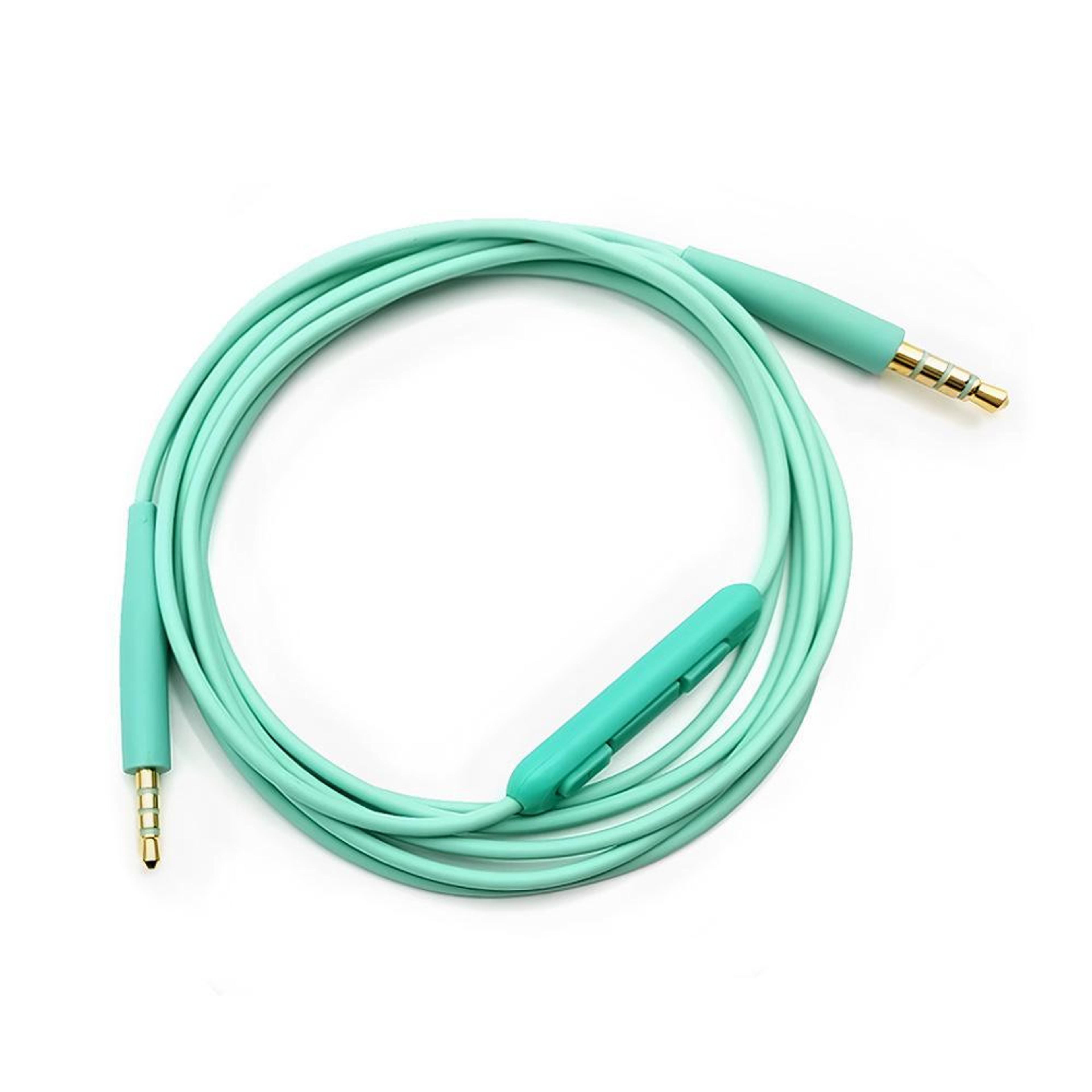 bose qc25 qc35 replacement audio cable with mic & volume control for soundlink oe2 headphones