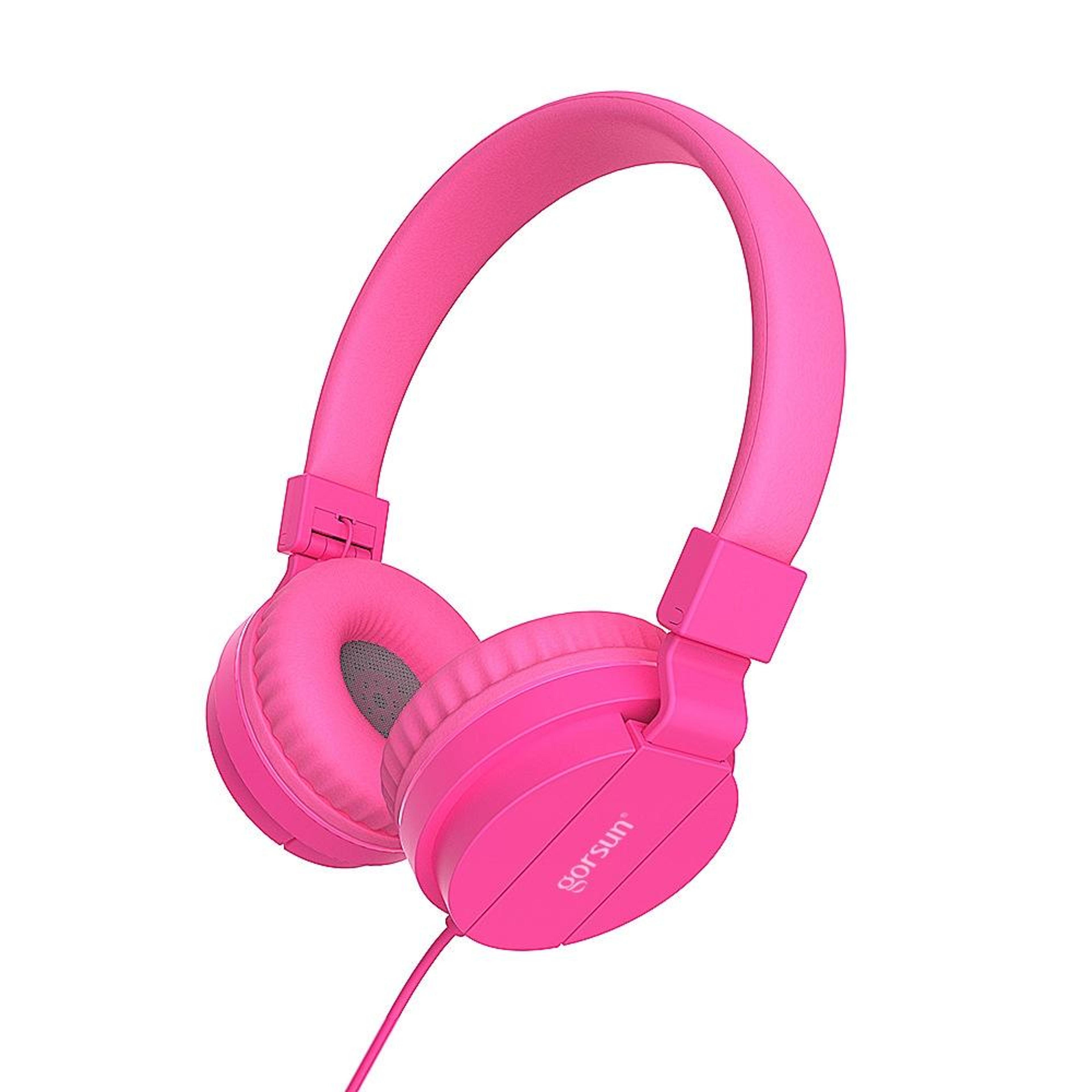 gorsun gs 778 wired kids headphones with hifi bass sound & foldable comfort design