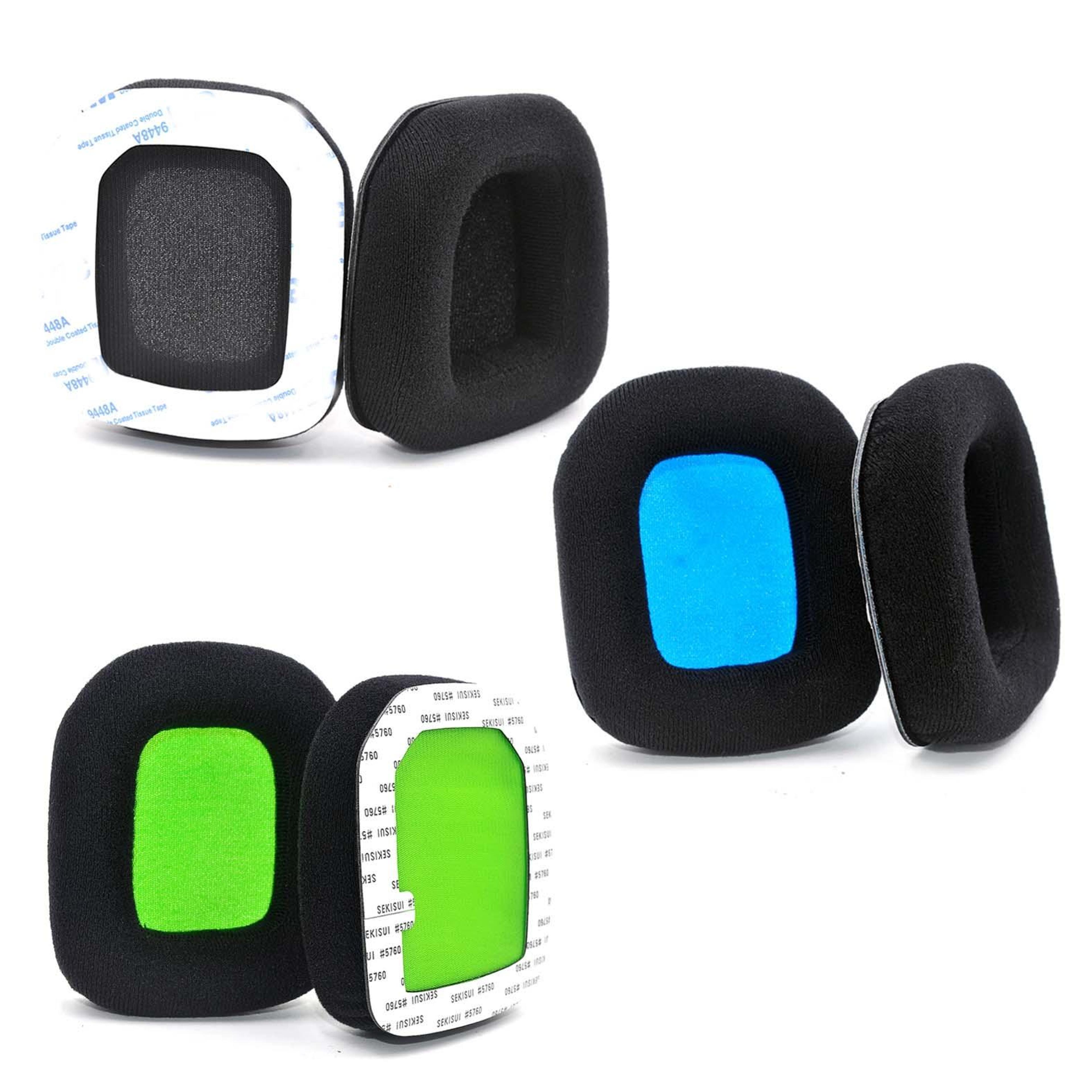 logitech astro a20 replacement ear pads with memory foam fleece cushions