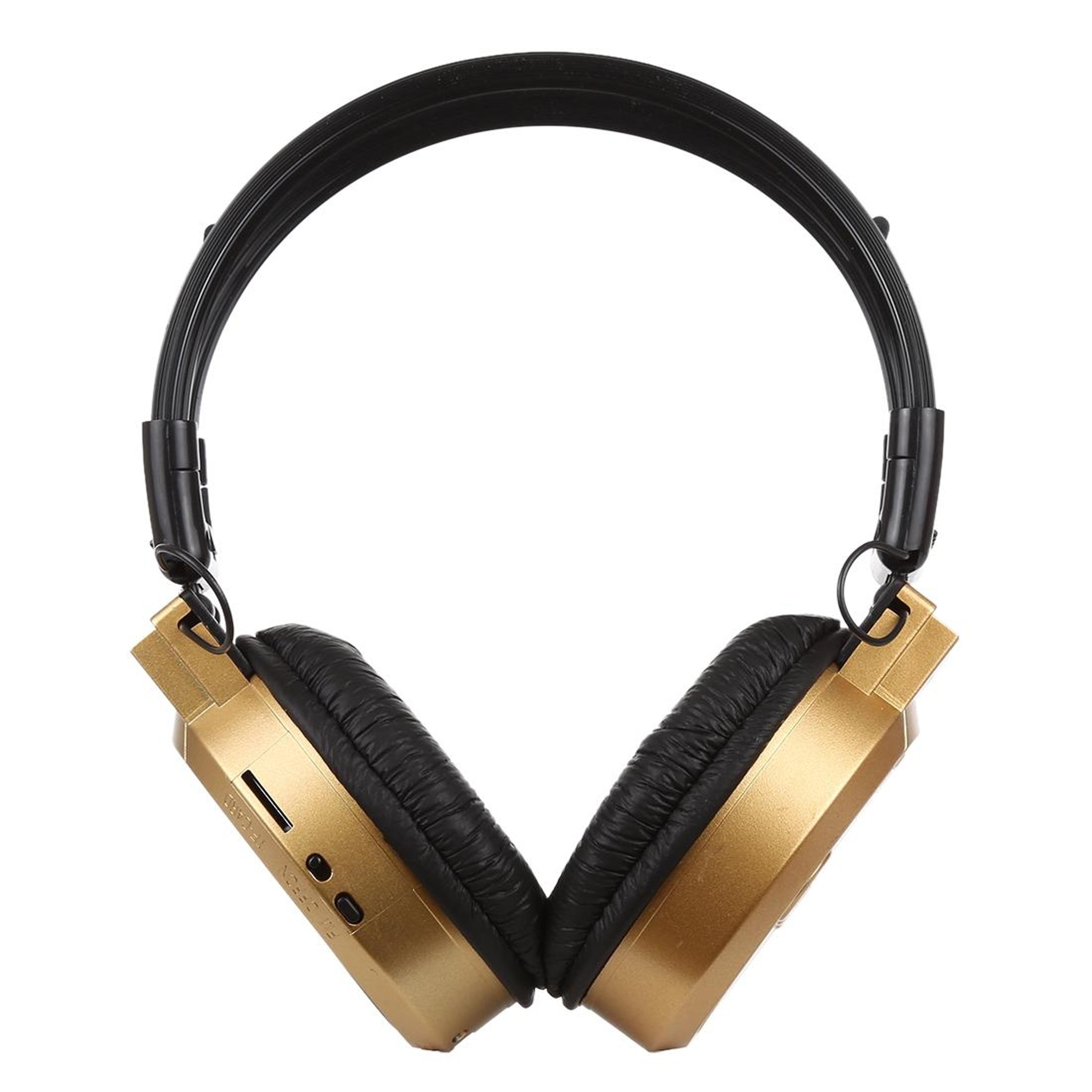 sh s1 foldable wireless sports headphones with lcd display, fm radio & tf card support