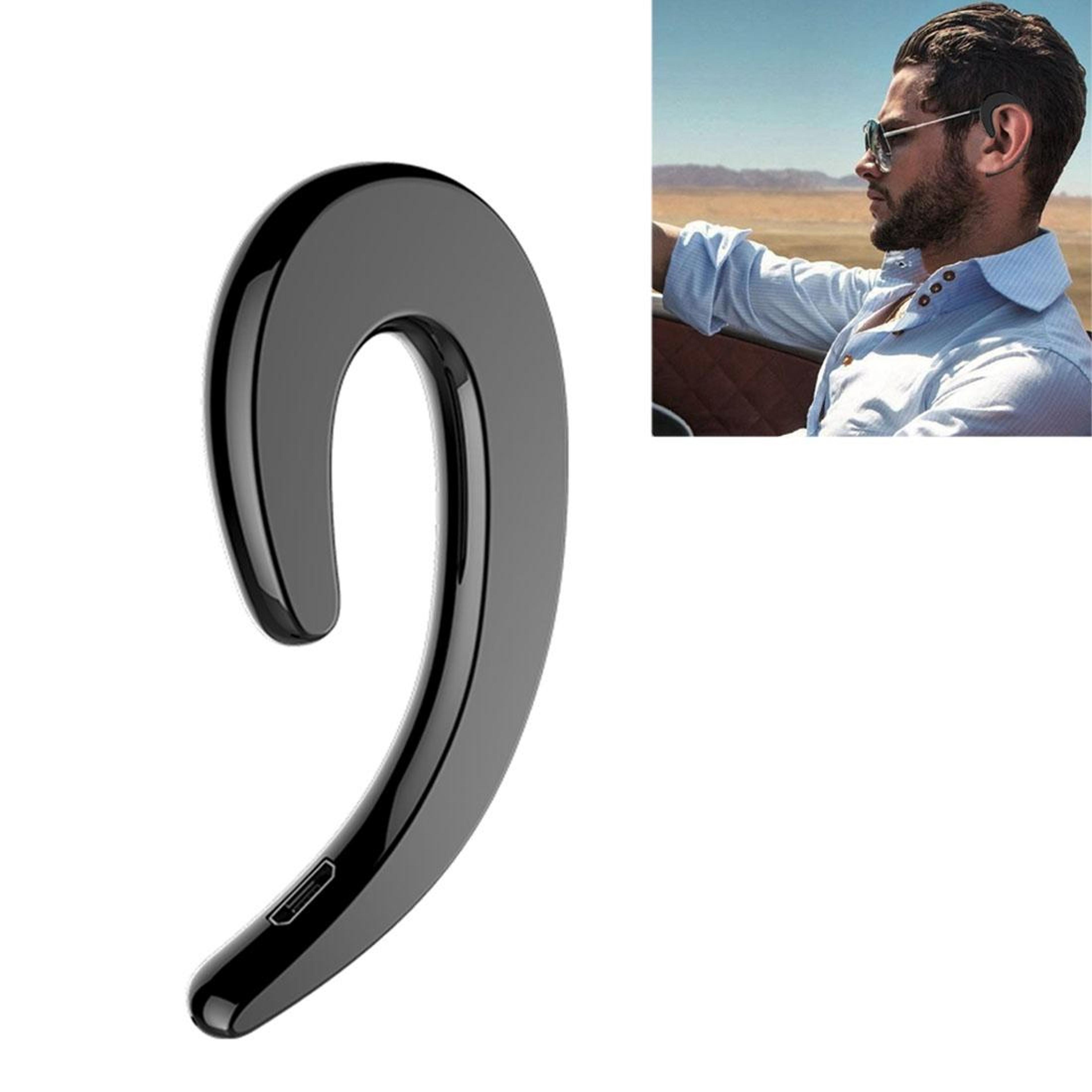 open ear bone conduction bluetooth sports headphones with noise reduction mic