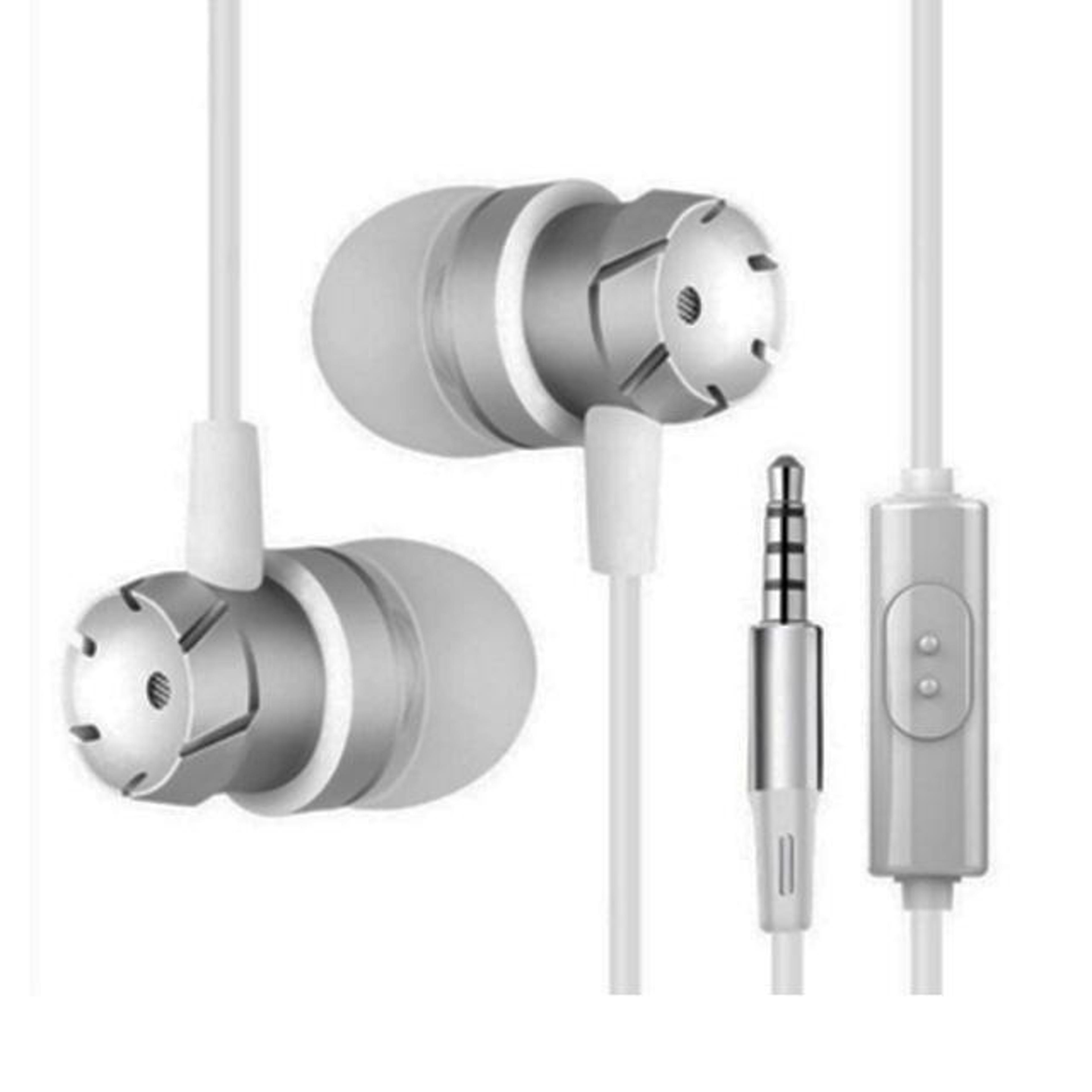 universal 3.5mm wired earbuds with mic for phones, laptops & mp3 players