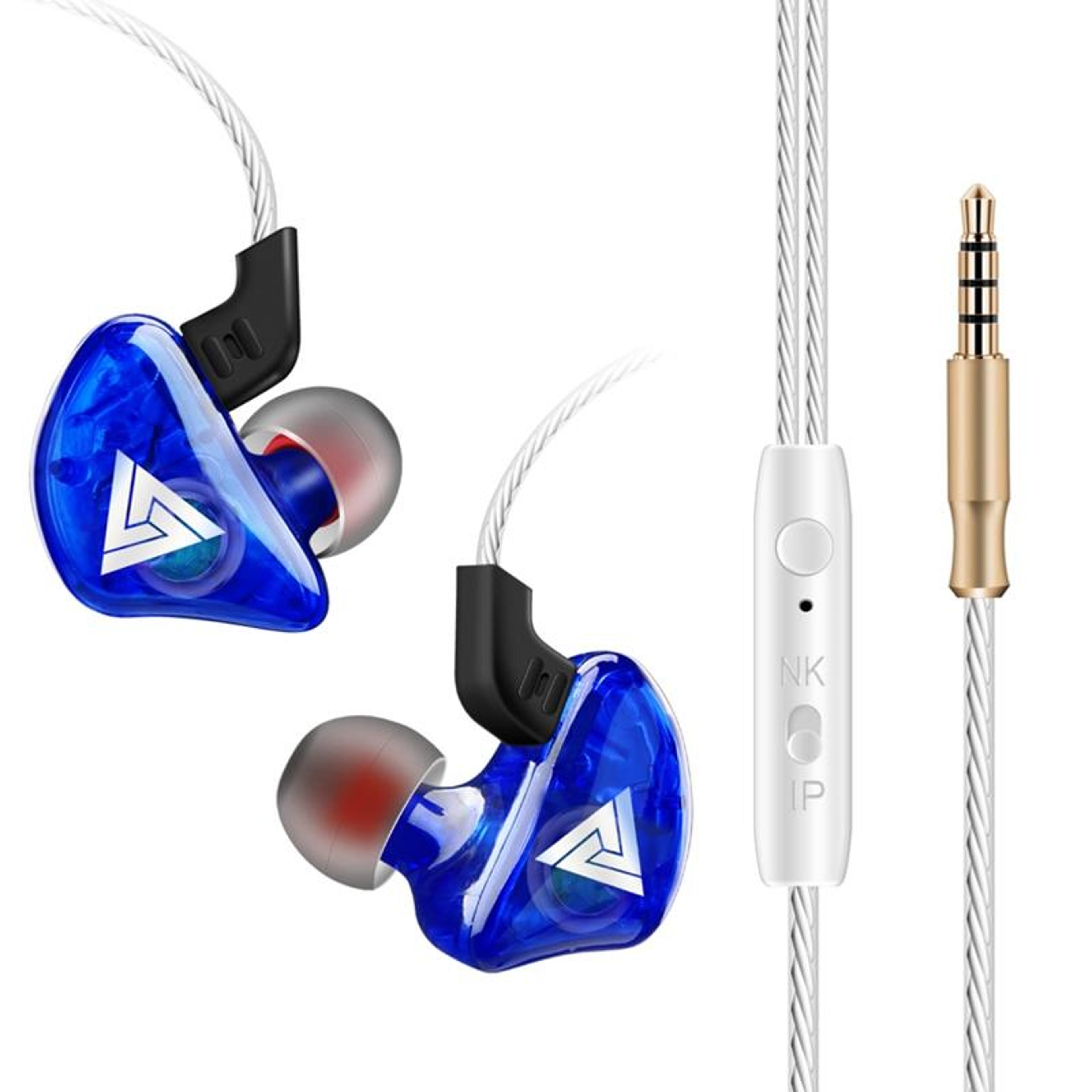qkz ck5 hifi in ear headphones with noise reduction and deep bass sound