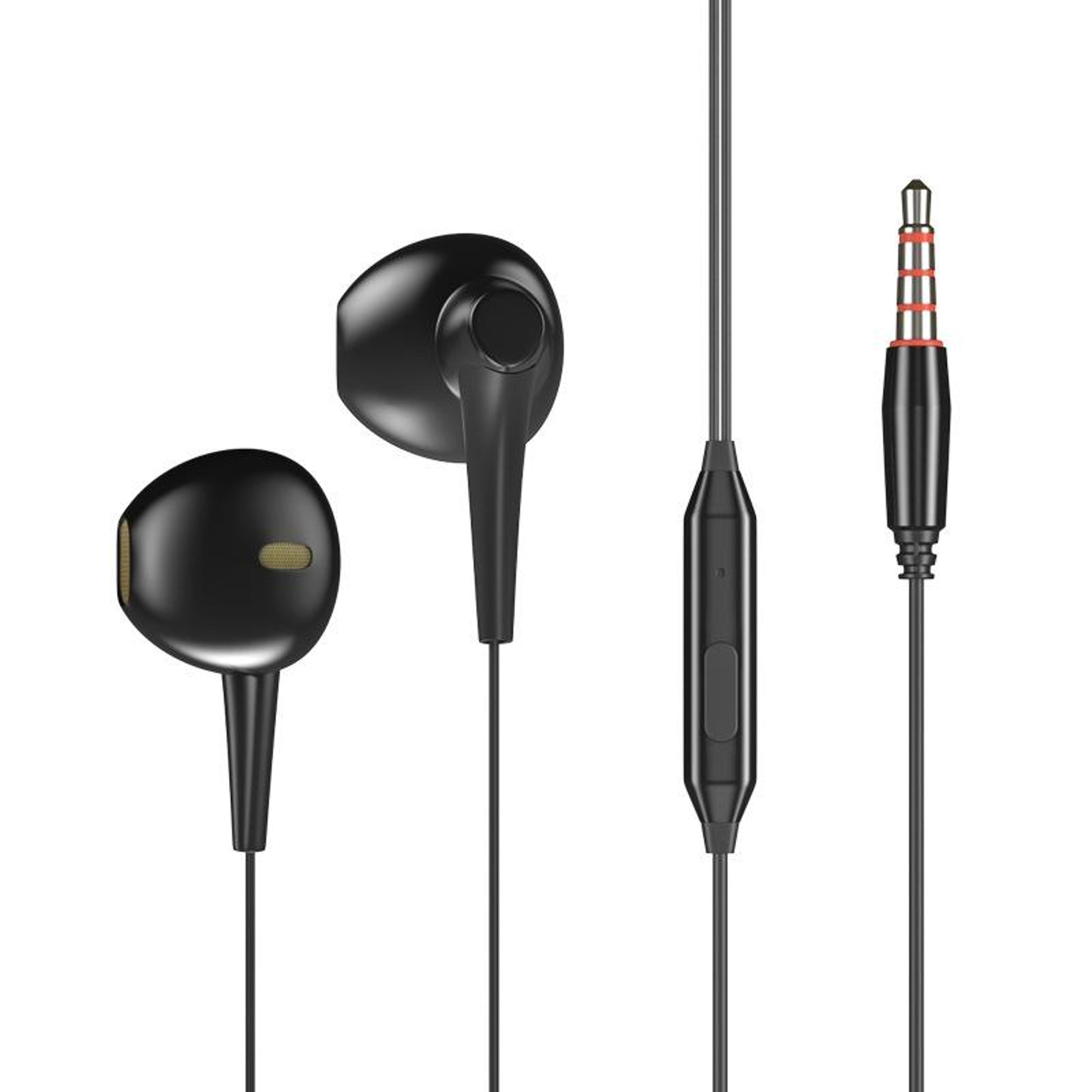 lanzero wired sports earbuds with mic & surround sound for running gaming & everyday use