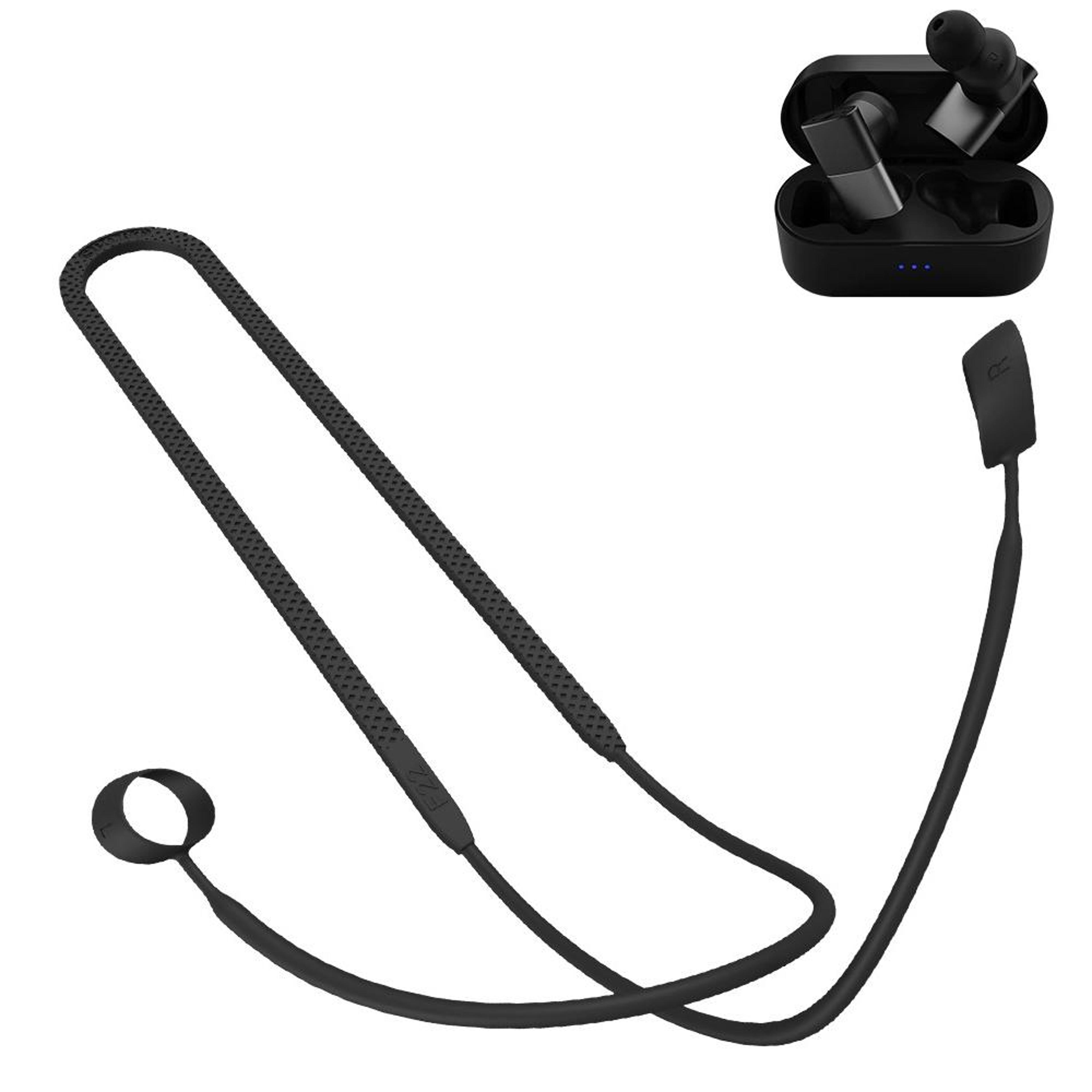status audio earbuds anti loss silicone strap with protective lanyard for between pro & 3anc